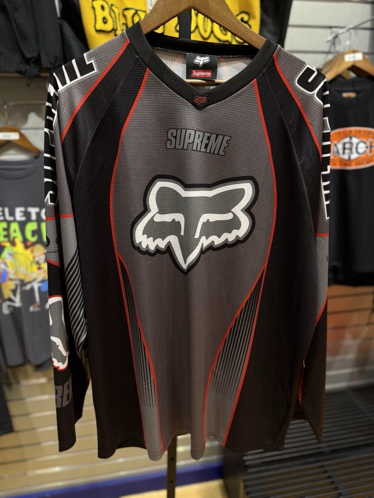 Supreme Supreme Fox Racing DMX Jersey Black SIZE (XL) BRAND NEW Size US XL / EU 56 / 4 - 7 Thumbnail