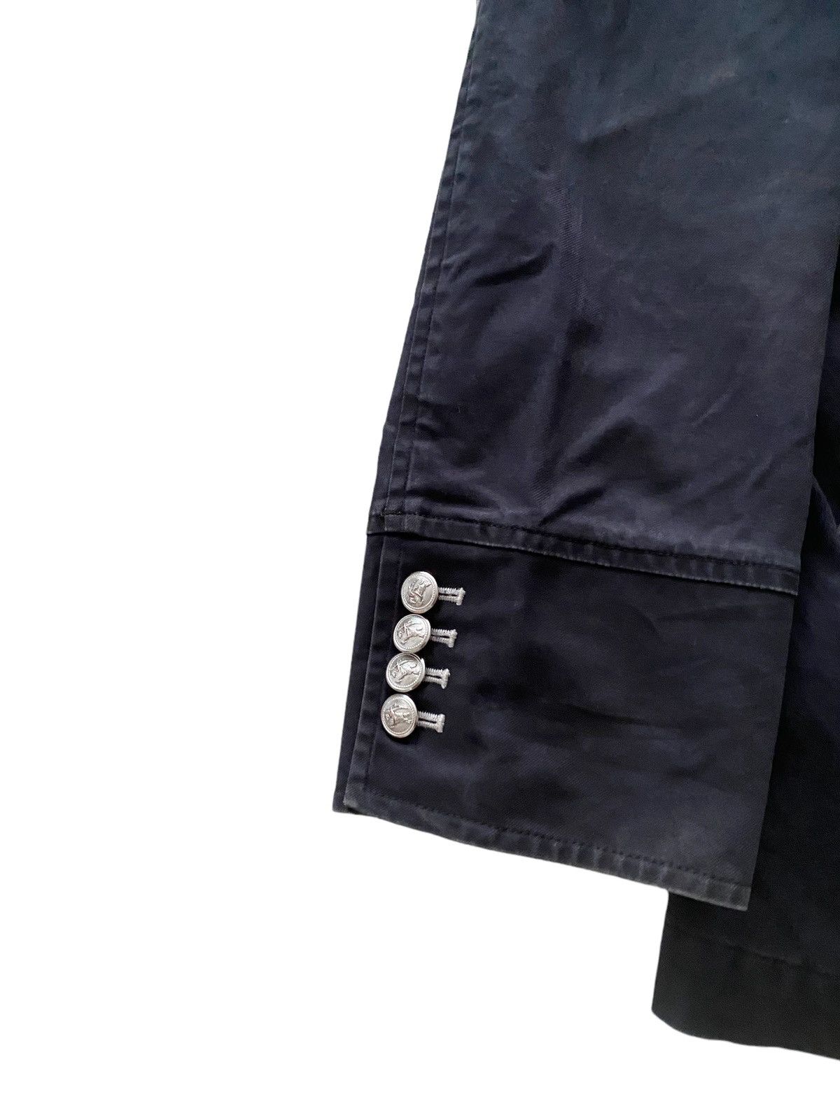 Burberry × Vintage Vintage BURBERRY LOGO Jacket Silver Button Punk design rare Size US L / EU 52-54 / 3 - 14 Thumbnail