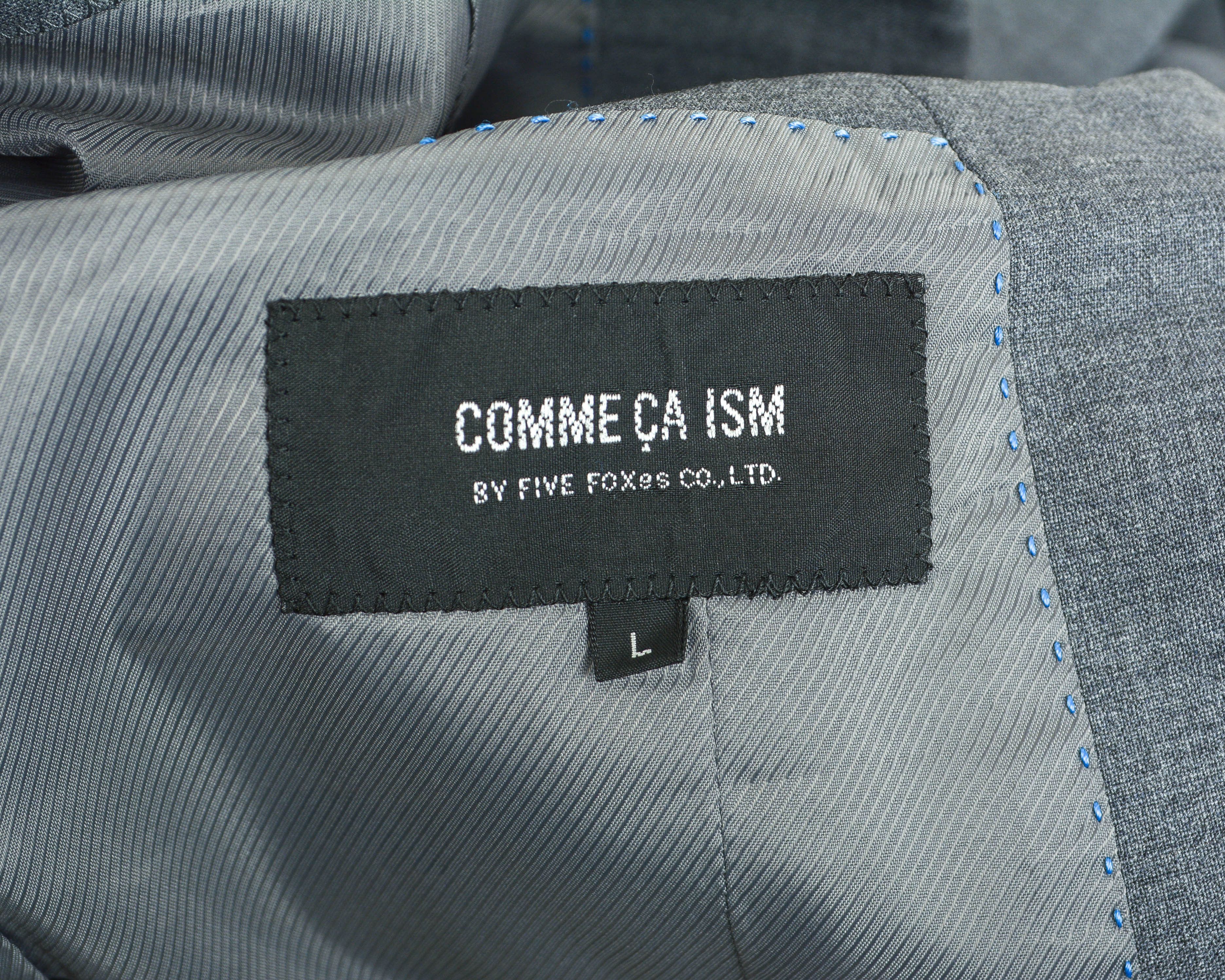 Comme Ca Ism Men's Blazer EU 52 Suit Jacket L Sport Coat UK 42 US Grey Size 42R - 7 Thumbnail