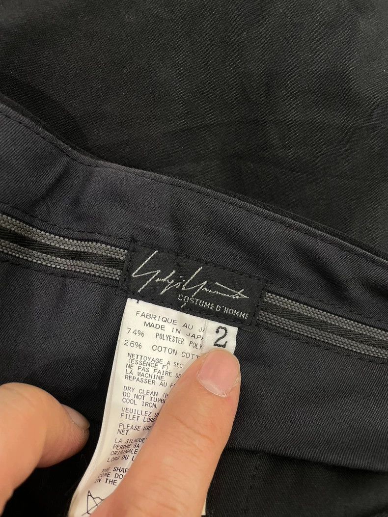 Yohji Yamamoto Yohji Yamamoto size 2 Black slacks pants 2506-Nextarrow Size US 28 / EU 44 - 5 Thumbnail