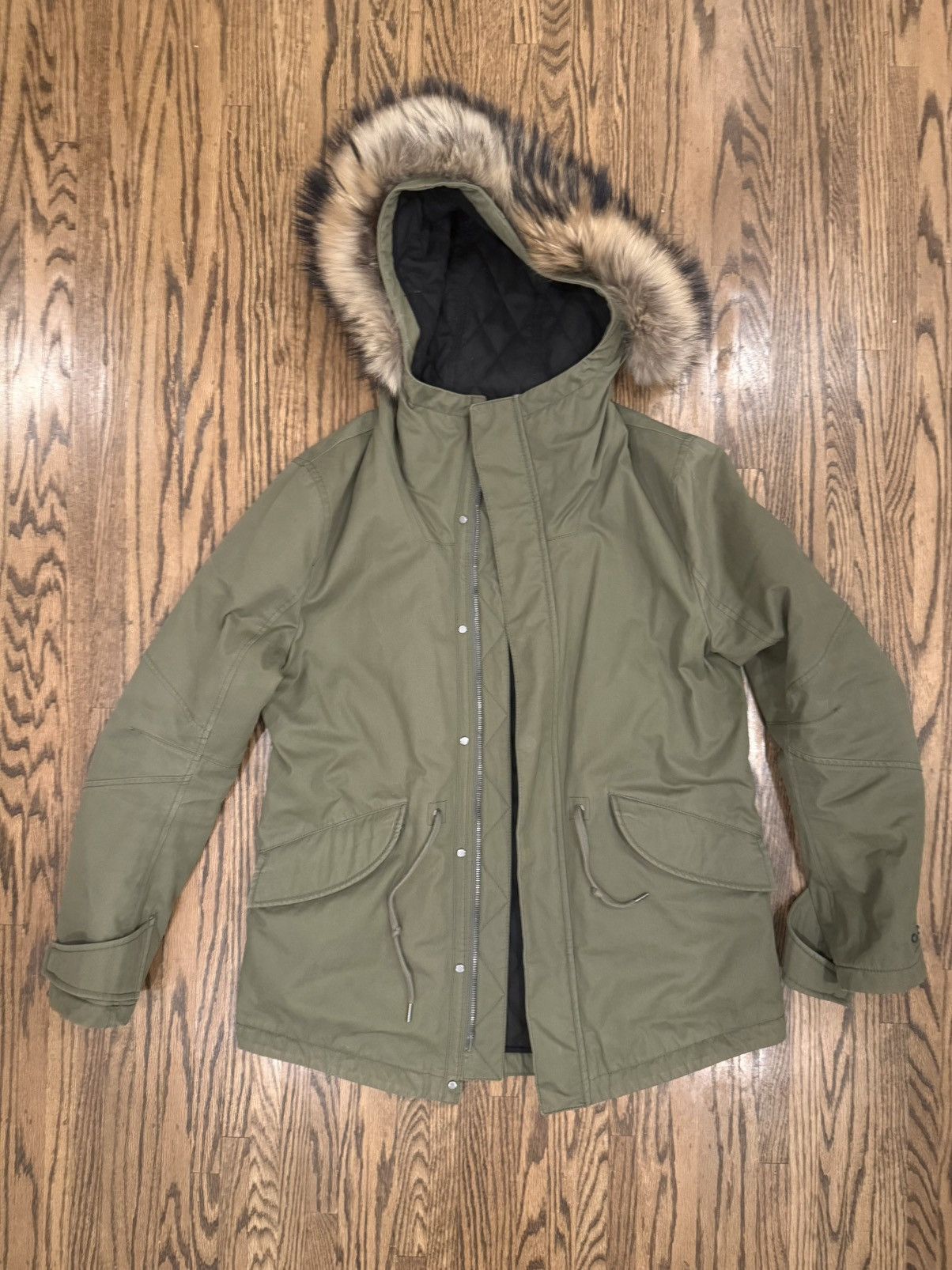 Helmut Lang Helmut Lang Parka Fur Lined Hood Size US L / EU 52-54 / 3 - 1 Thumbnail