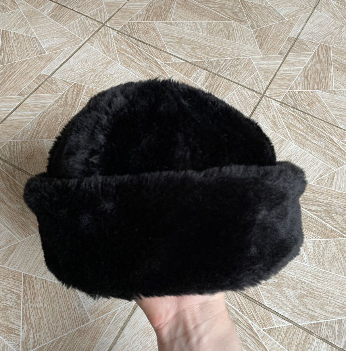 Designer × Japanese Brand × Vintage Vintage 90s USSR Style Ushanka Duck Down Faux Fur Hat S/M Size ONE SIZE - 2 Thumbnail