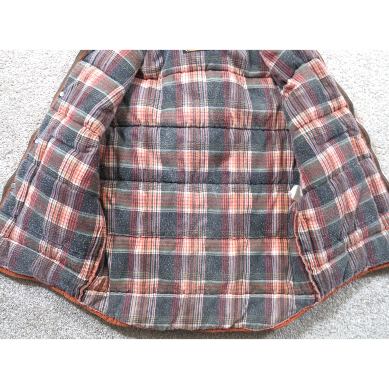 Vintage VINTAGE Westwind Sportswear Puffer Vest Mens M Orange Nylon Lined Quilted Mid-Length Down Snap Size US M / EU 48-50 / 2 - 6 Thumbnail