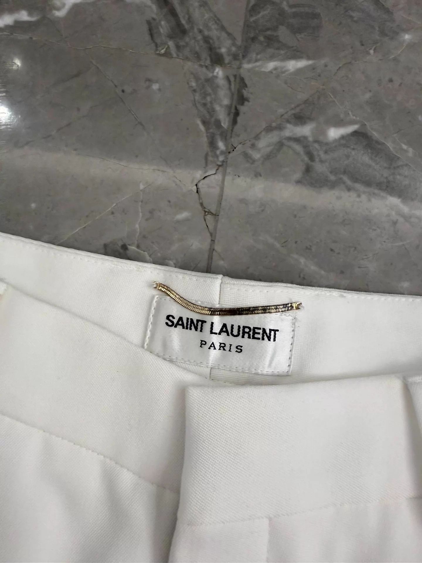 Yves Saint Laurent YSL Rosie le smoking Wool Silk 36 Size 25" / US 0 / IT 36 - 7 Thumbnail