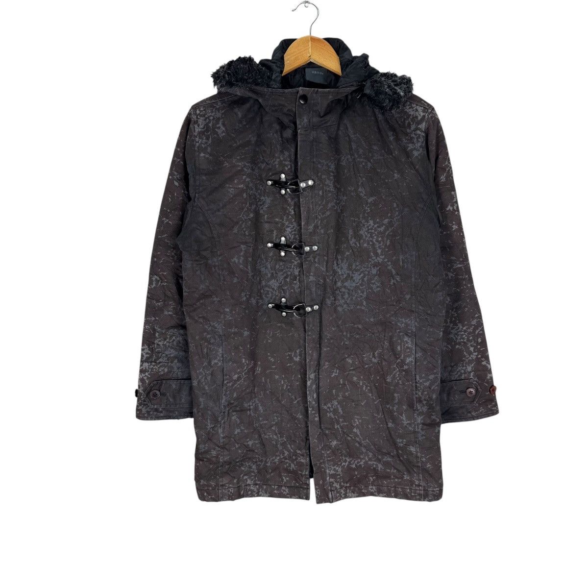 If Six Was Nine 🌟BENO JAPAN FUR HOODIE SPLASH JACKET Size US M / EU 48-50 / 2 - 2 Thumbnail