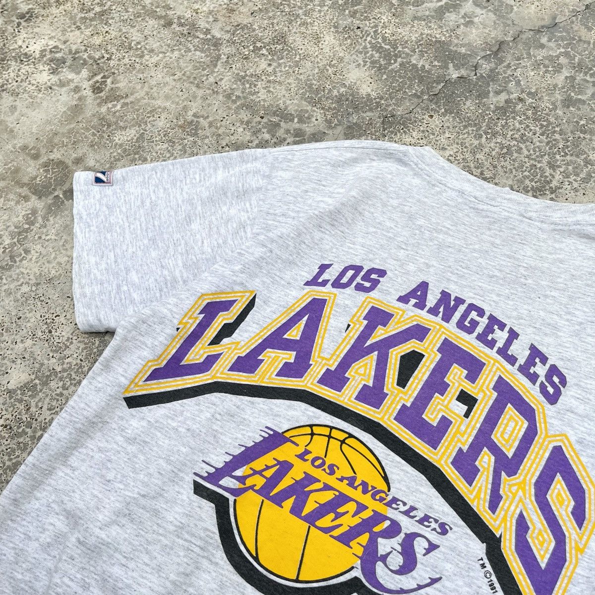 Vintage Vintage 90s Lakers NBA 1991 Kobe Bryant Made In Usa Size US M / EU 48-50 / 2 - 4 Thumbnail