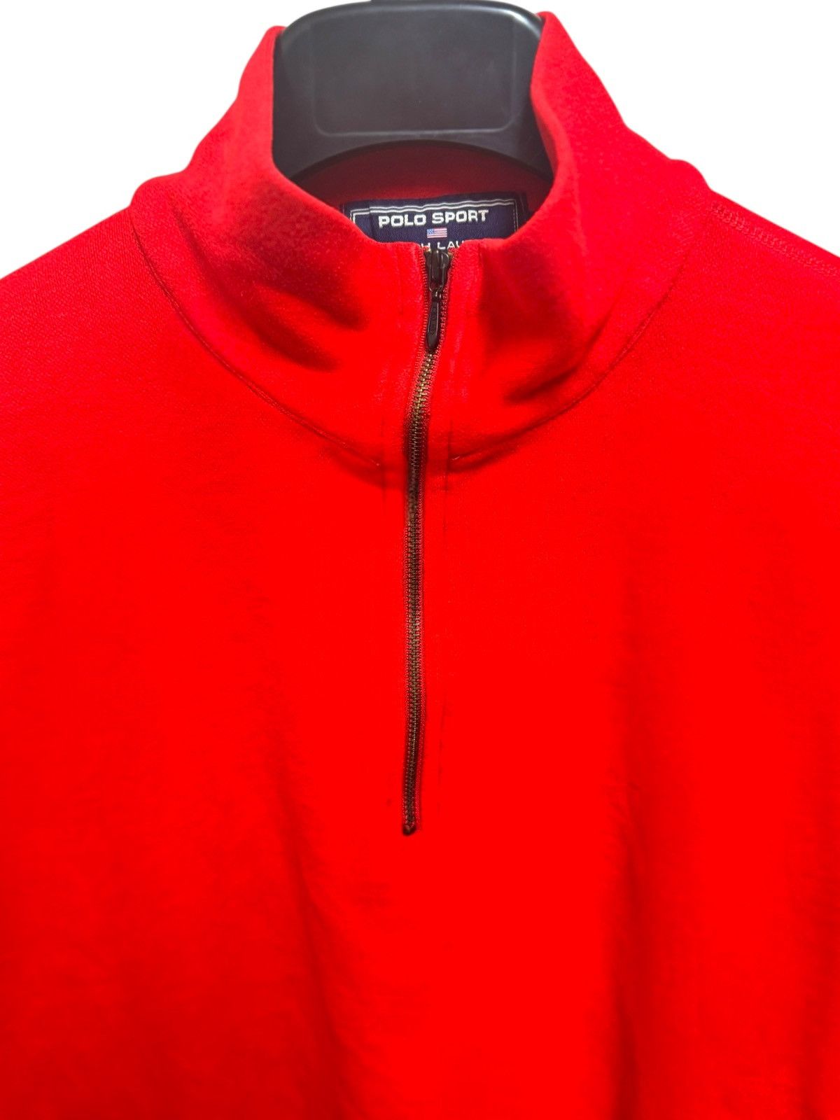 Polo Ralph Lauren POLO SPORT Ralph Lauren 90s 1/4 Zip Fleece Pullover Sweater Size US XL / EU 56 / 4 - 4 Thumbnail