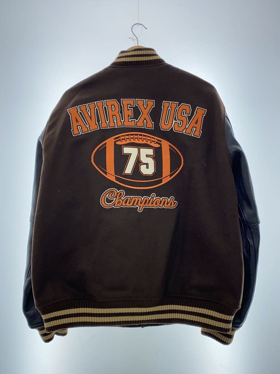 Avirex Avirex Skookum Varsity Wool Jkt Brown Size US XL / EU 56 / 4 - 2 Thumbnail