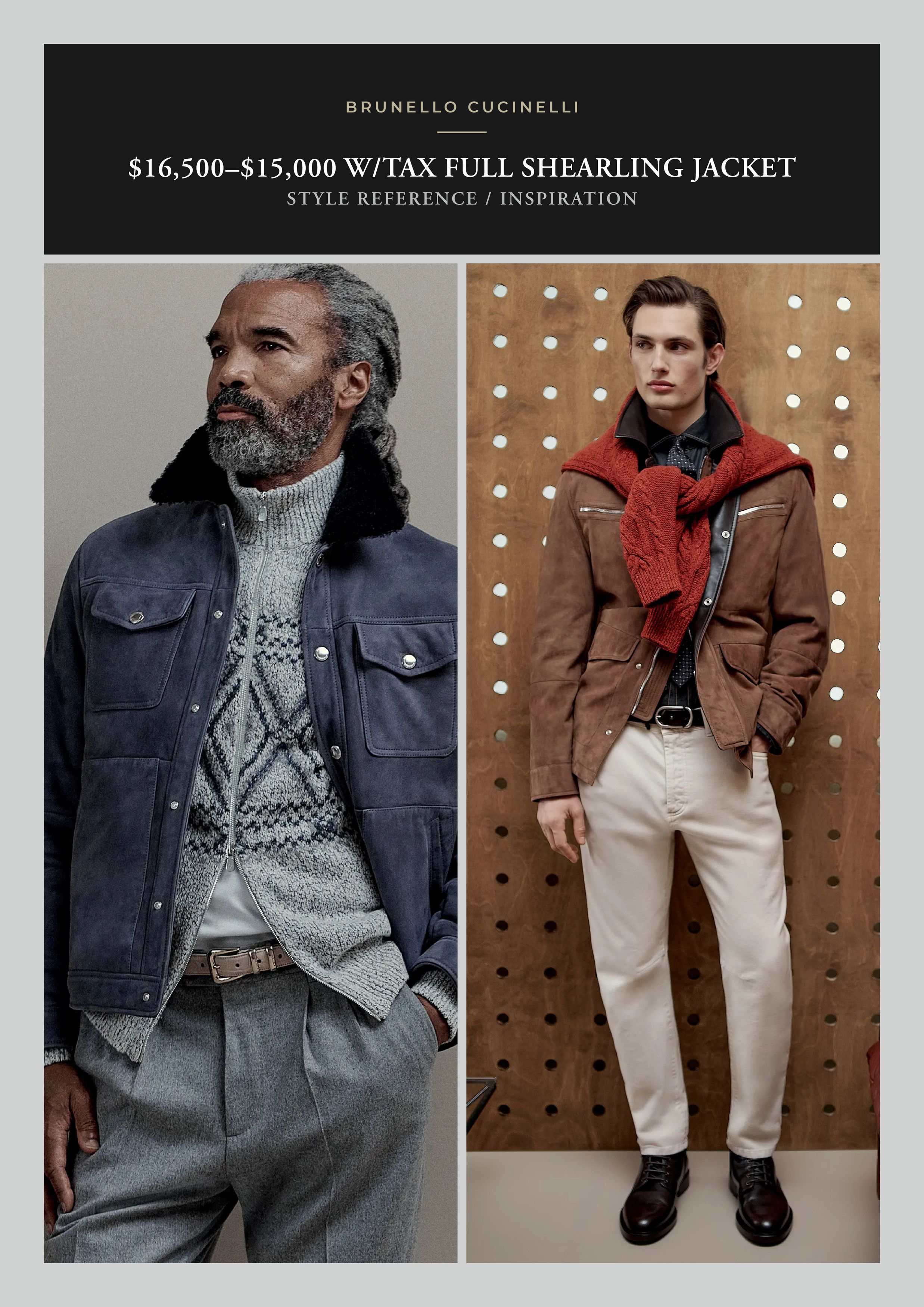 Brunello Cucinelli A Menswear Grail, Ultra-Rare $15,000 Full Shearling Jacket Size US M / EU 48-50 / 2 - 3 Thumbnail