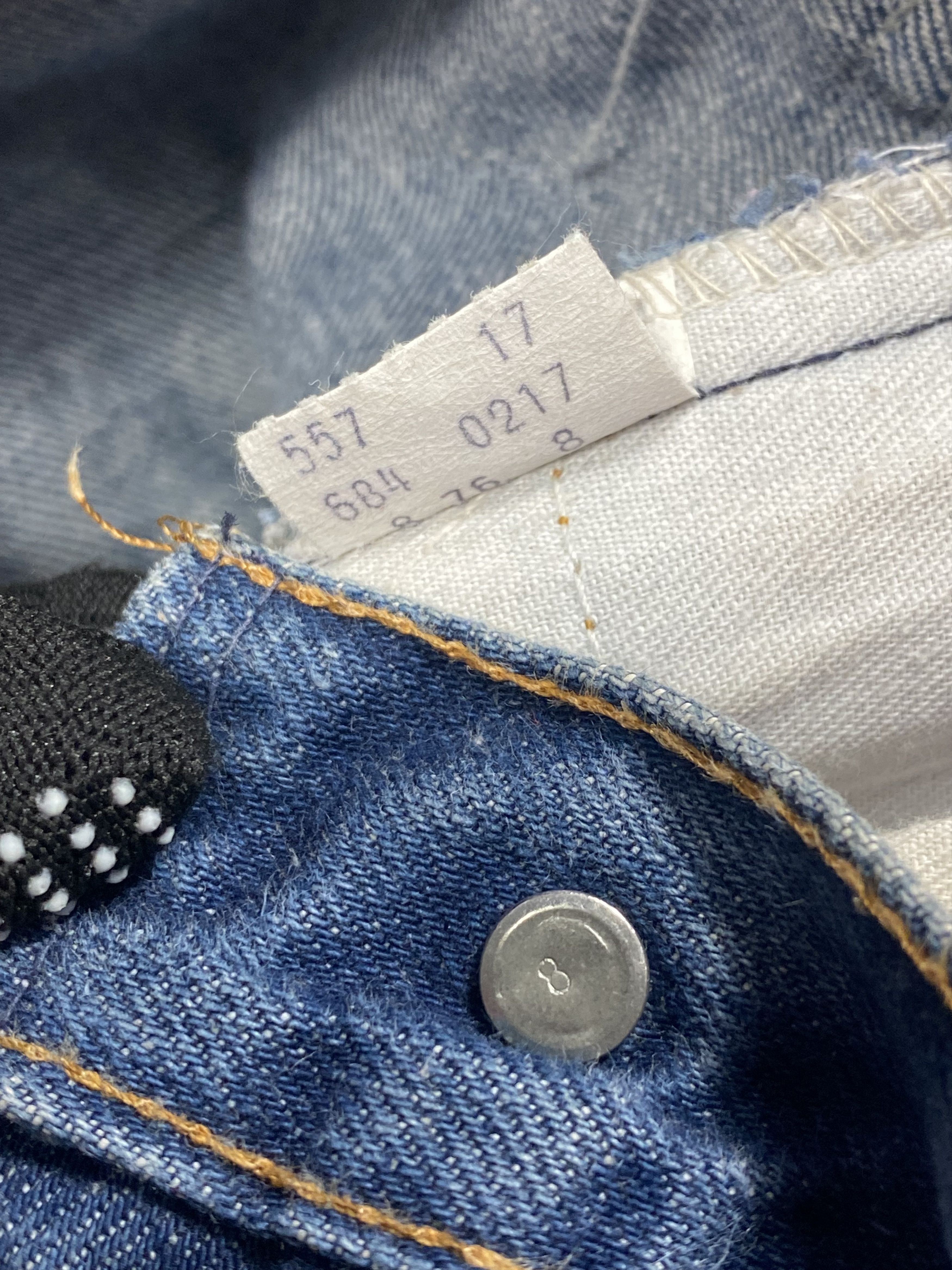 Levi's SICKS💥 684 Jeans Flare Bell Bottom Orange Tab #8 TALON 42 Size US 30 / EU 46 - 7 Thumbnail