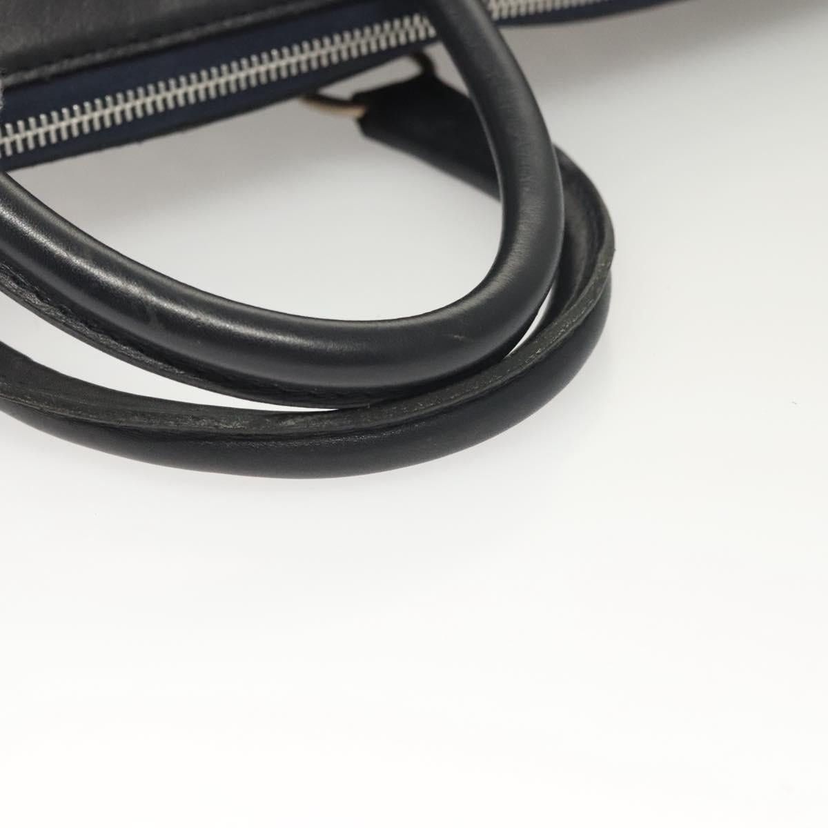 Dior DIOR Trotter Canvas Hand Bag Navy Gold Size ONE SIZE - 7 Thumbnail