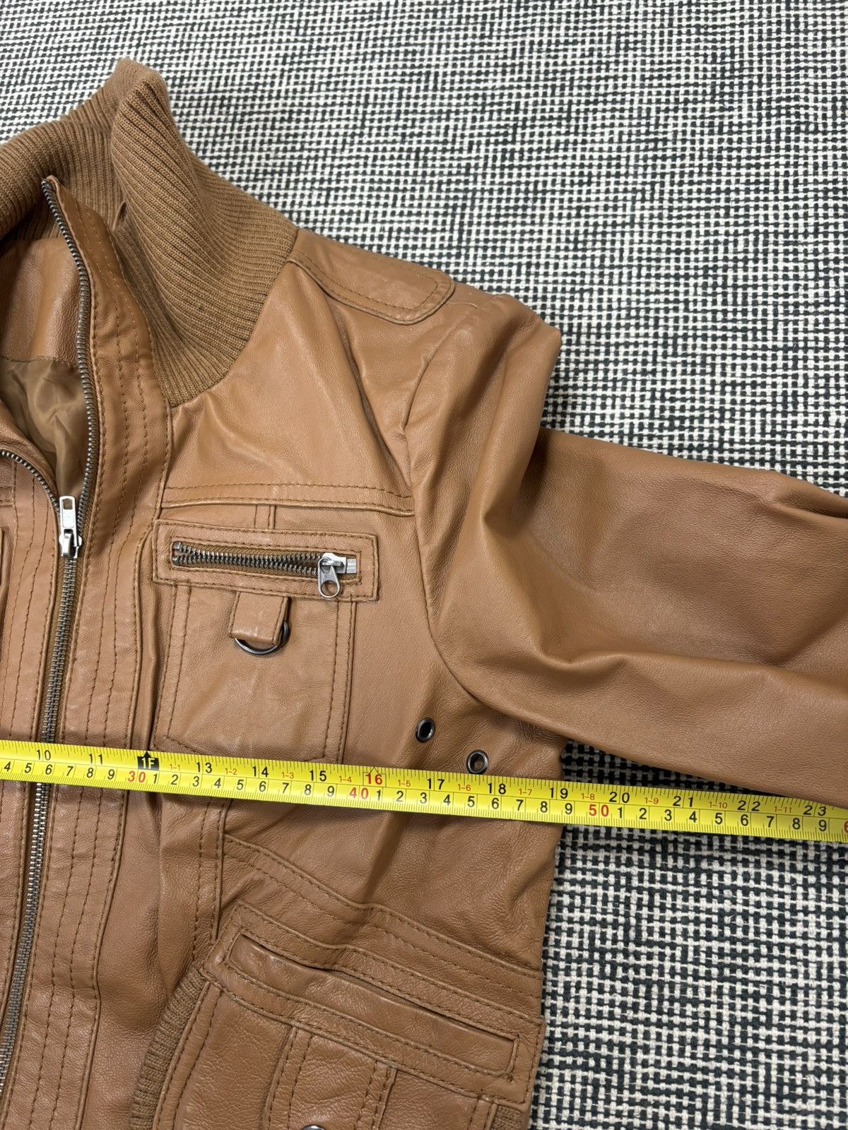 Other Leather cargo short avant garde japan style bomber jacket Size L / US 10 / IT 46 - 7 Thumbnail