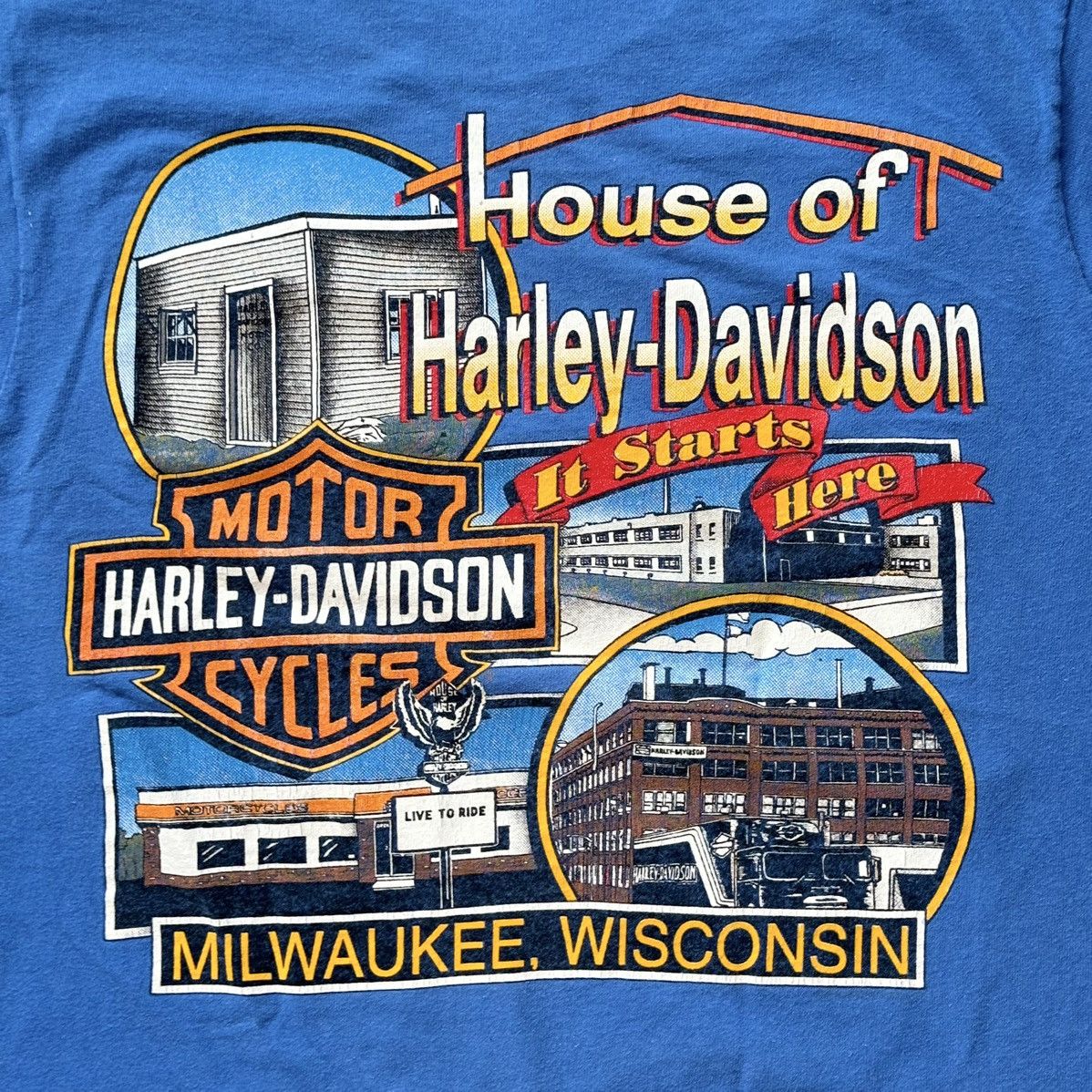 Harley Davidson × Vintage Harley-Davidson Eagles Tee Size US S / EU 44-46 / 1 - 4 Thumbnail