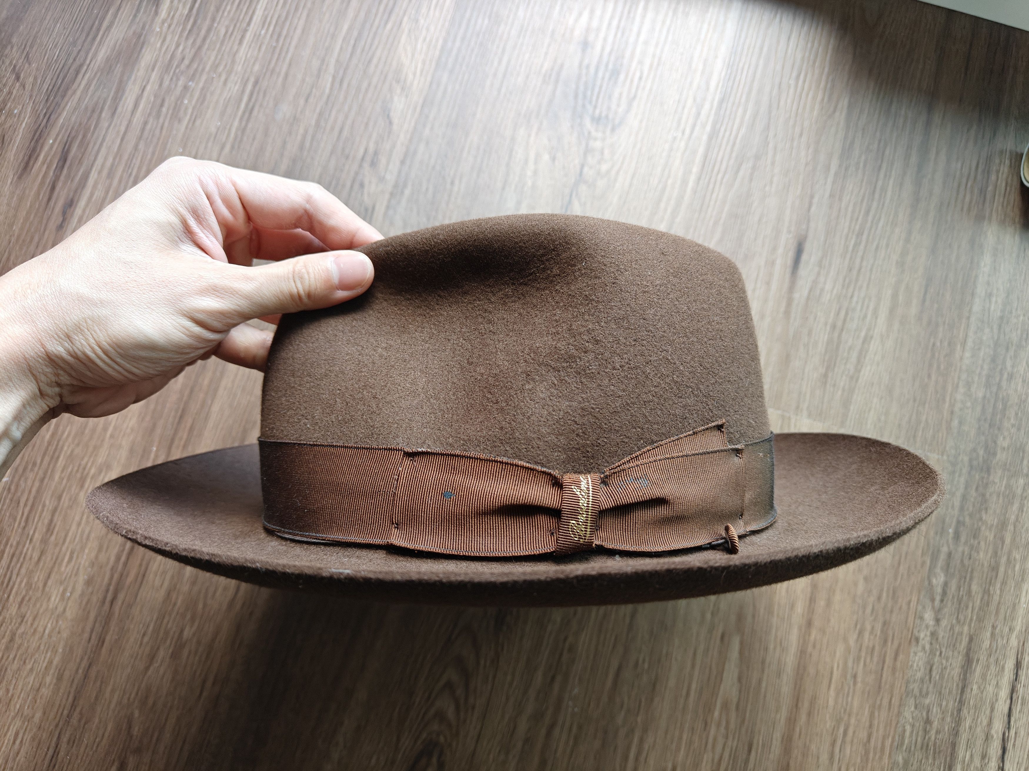 Borsalino Fedora Brushed Felt Size ONE SIZE - 3 Thumbnail