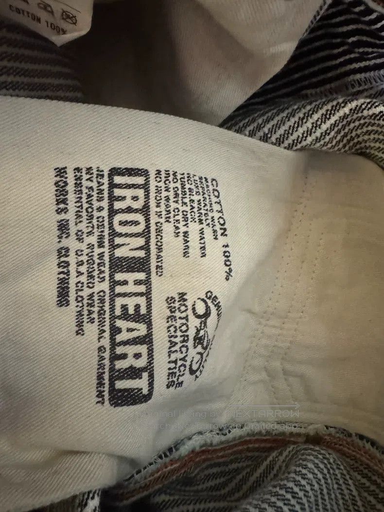 Iron Heart Iron Heart Striped painter pants Size US 34 / EU 50 - 5 Thumbnail