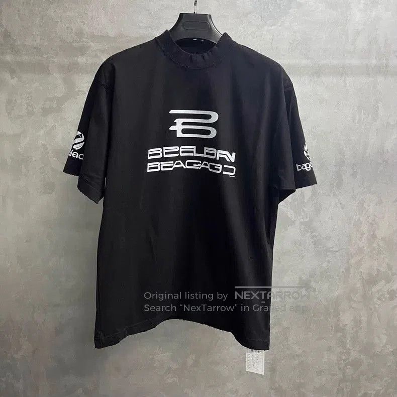 Balenciaga Balenciaga Black Logo Print Short Sleeve T-Shirt. Size US XS / EU 42 / 0 - 1 Thumbnail