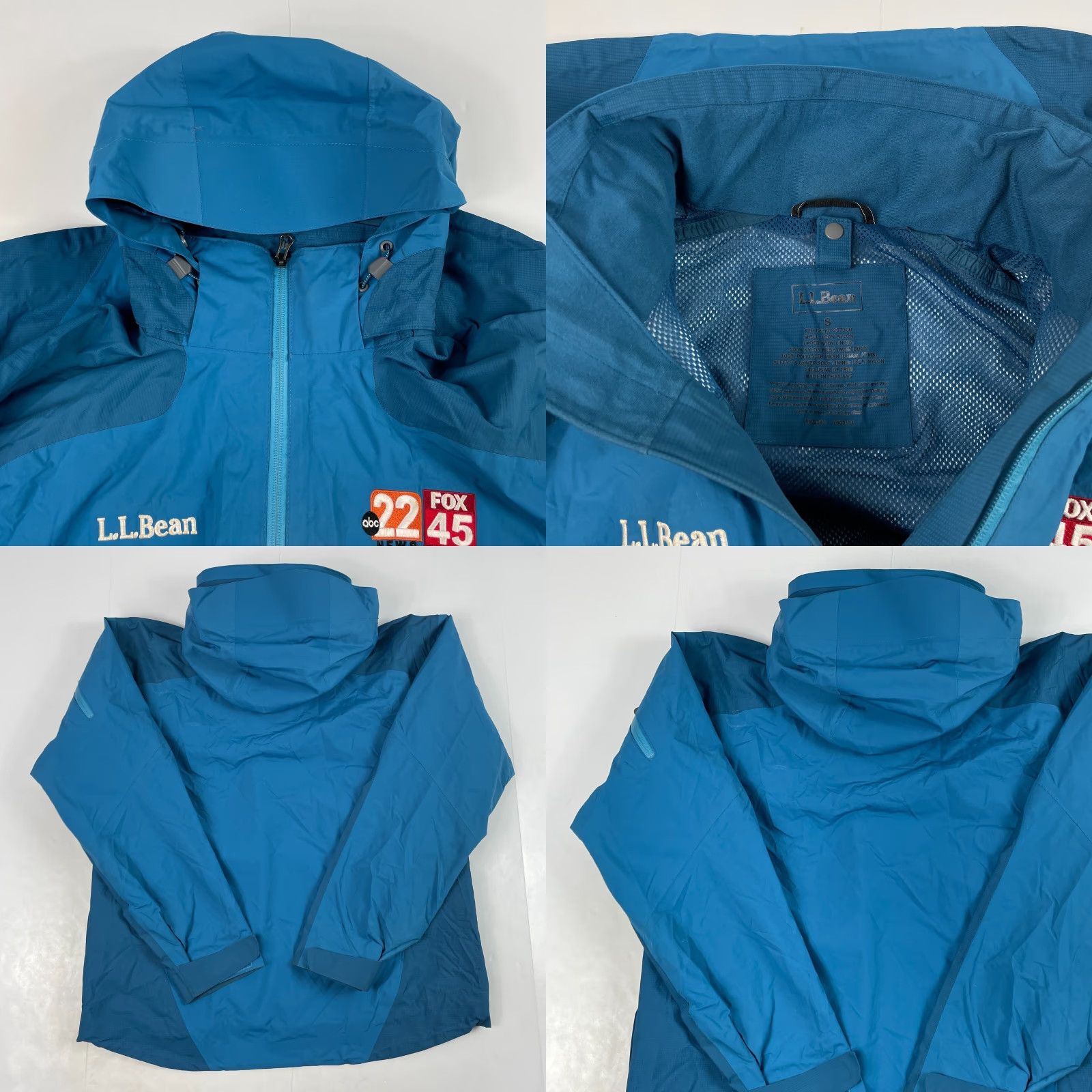 Vintage VINTAGE LL Bean Jacket Womens Small Blue Hooded Waterproof Rain Hiking Fishing Climbing Size S / US 4 / IT 40 - 8 Thumbnail