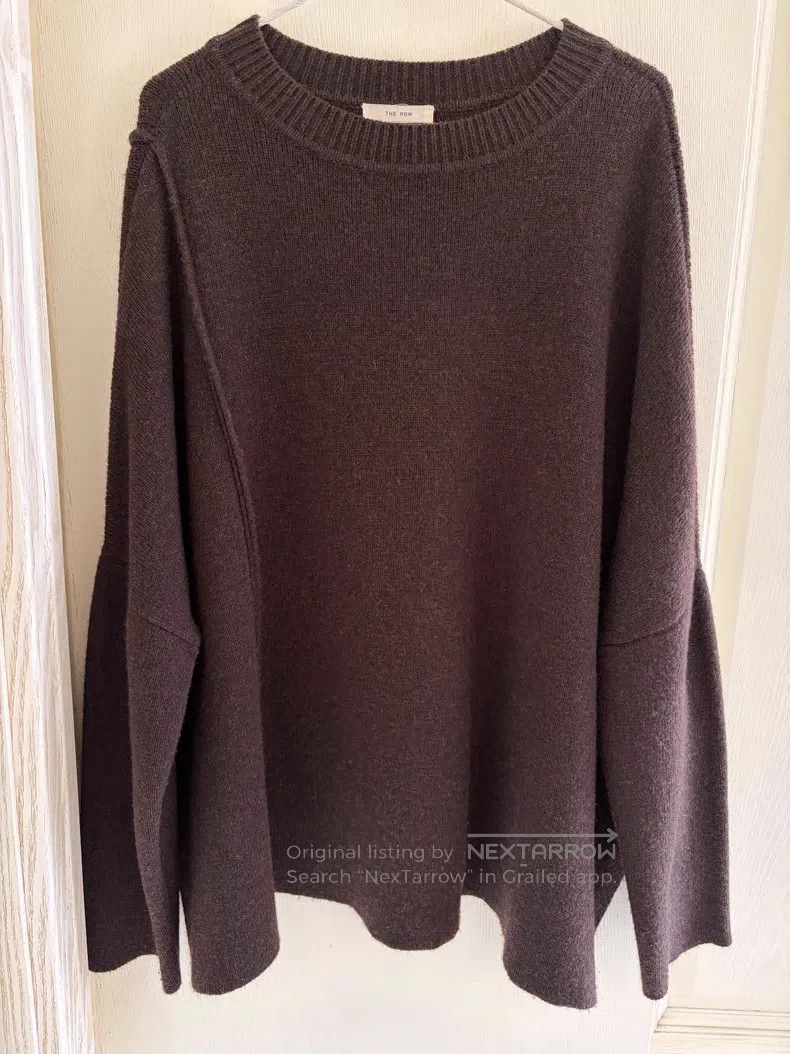 The Row The Row Loose Fit Brown Cashmere Knit Sweater Size XS / US 0-2 / IT 36-38 - 1 Thumbnail