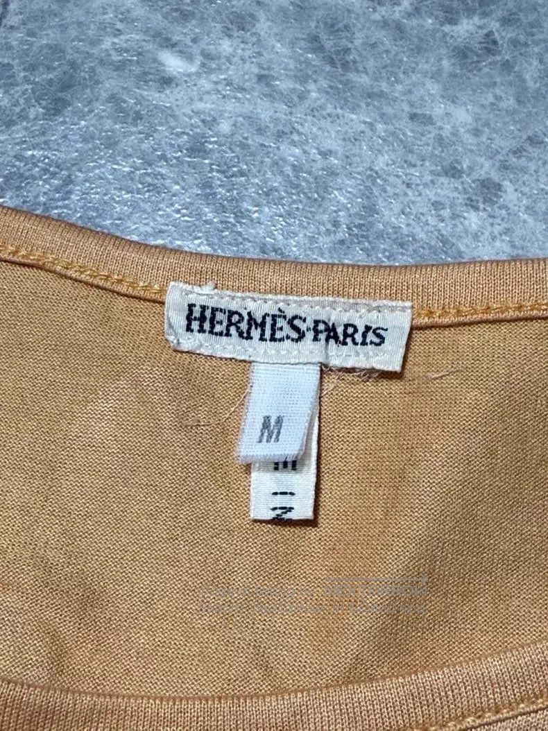 Hermes Hermes Cartier Logo Embroidered T-Shirt M Orange Size M / US 6-8 / IT 42-44 - 6 Thumbnail