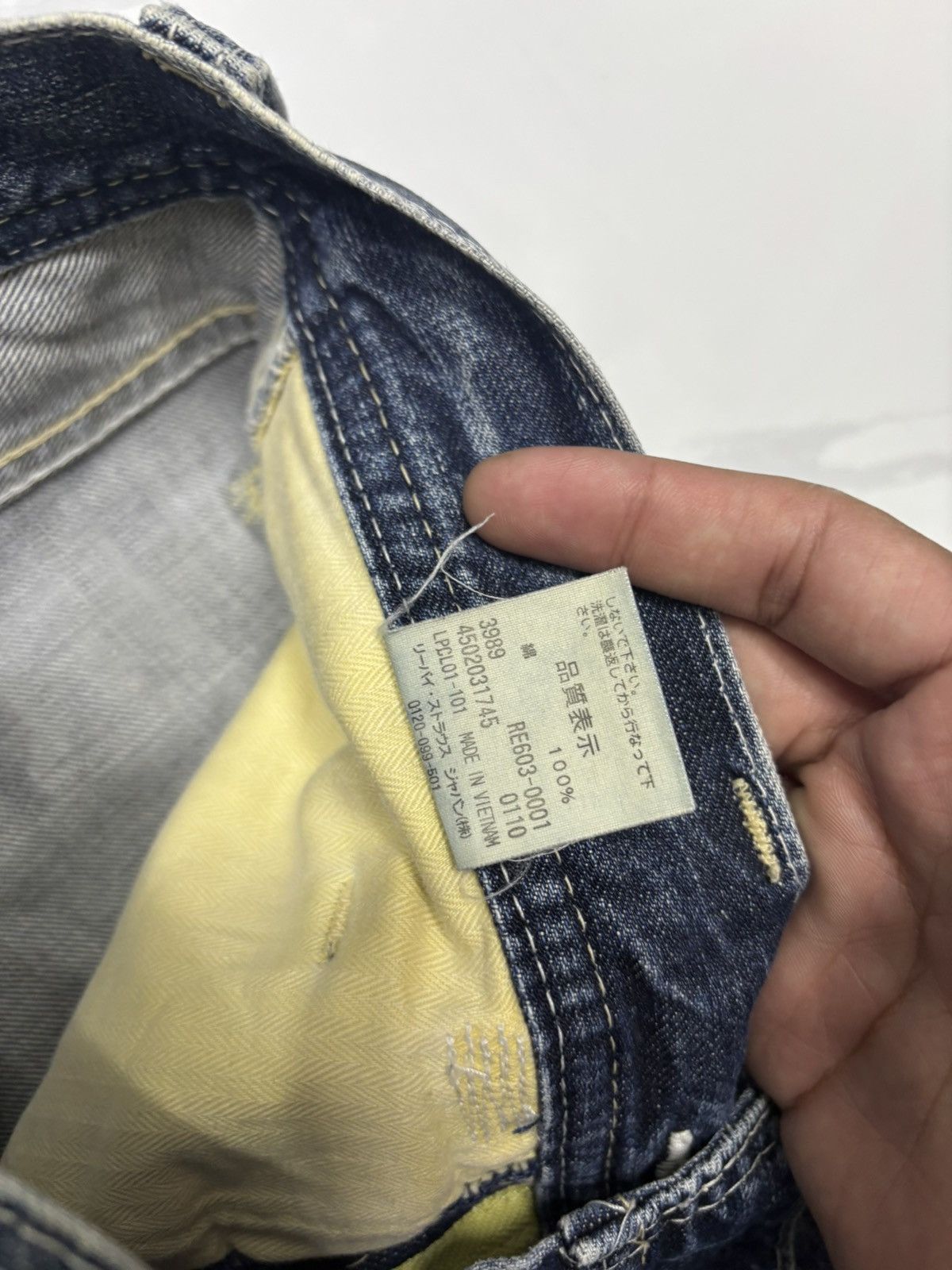 If Six Was Nine × JNCO × Levi's 🔥Levis Strauss & Co Nice Faded Denim Jeans Size US 30 / EU 46 - 13 Thumbnail