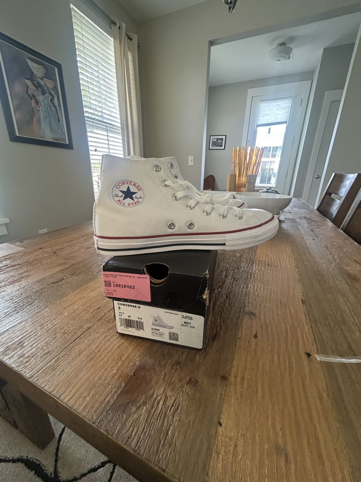 Converse CONVERSE ALL STAR Chuck Taylor 3J253 White Sneakers Size 3 Size US 4 / IT 34 - 3 Thumbnail