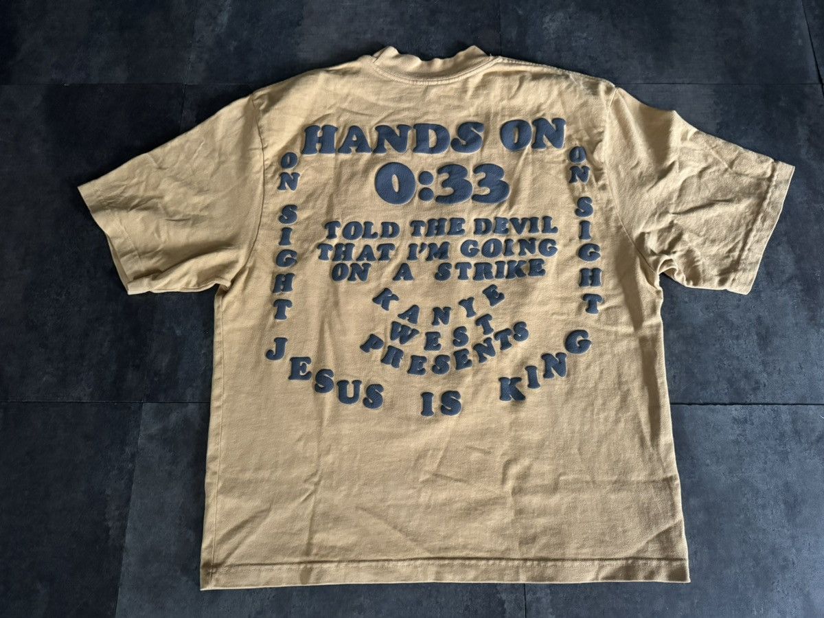 Cactus Plant Flea Market × Kanye West Medium CPFM for JIK Shirt Tan Tee Donda Jesus is King Size US M / EU 48-50 / 2 - 2 Thumbnail