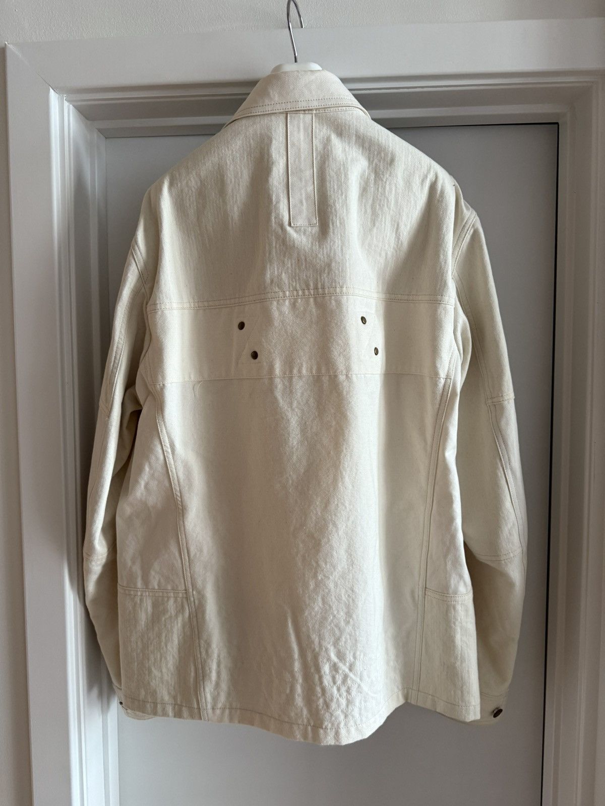 Junya Watanabe Junya Watanabe Canvas White Light Jacket Size US XL / EU 56 / 4 - 2 Thumbnail