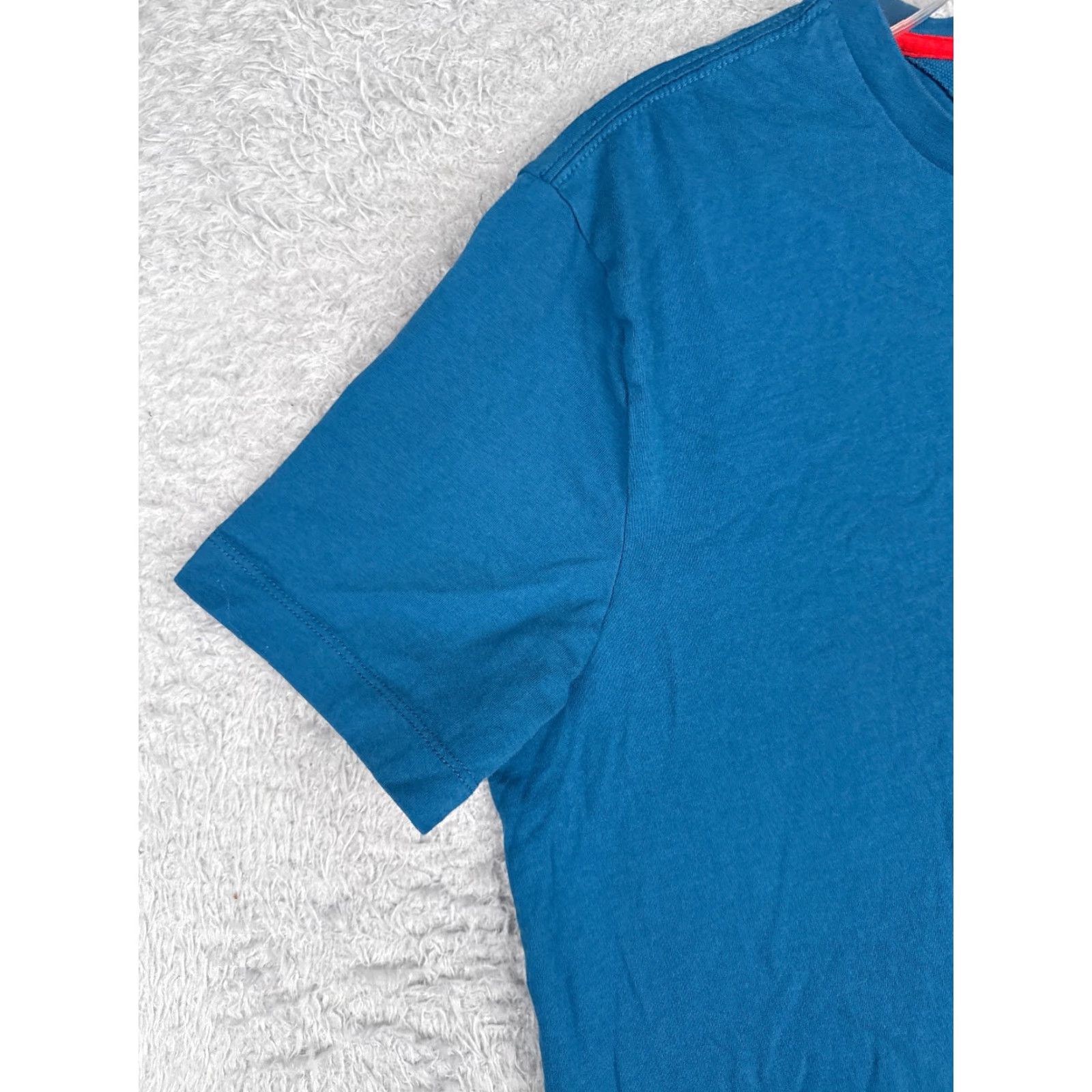 Tommy Hilfiger Tommy Hilfiger Shirt Adult Medium Blue Short Sleeve Crew Neck Pocket Cotton Embroidered Logo Men Size US M / EU 48-50 / 2 - 3 Thumbnail
