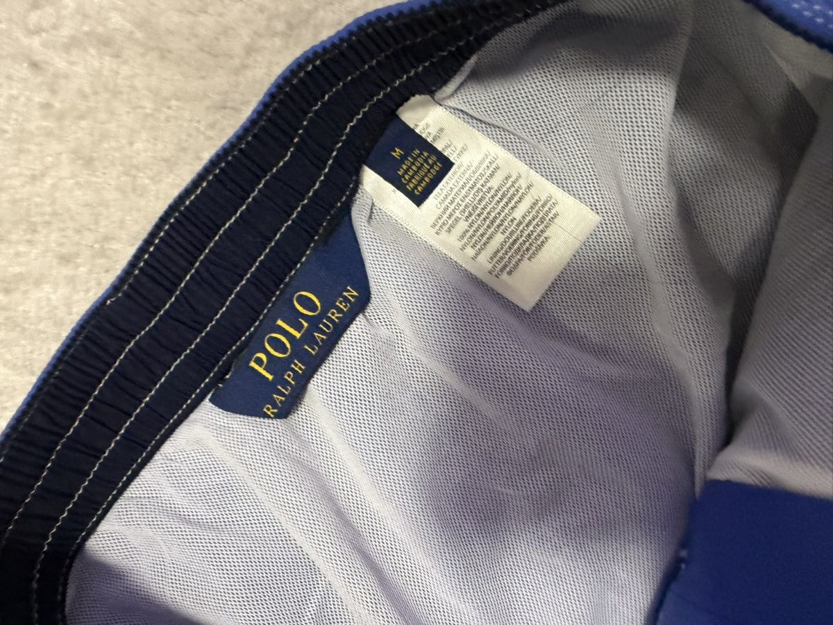 Polo Ralph Lauren Polo Ralph Lauren Blue Traveler Swim Trunks Size US 32 / EU 48 - 4 Thumbnail
