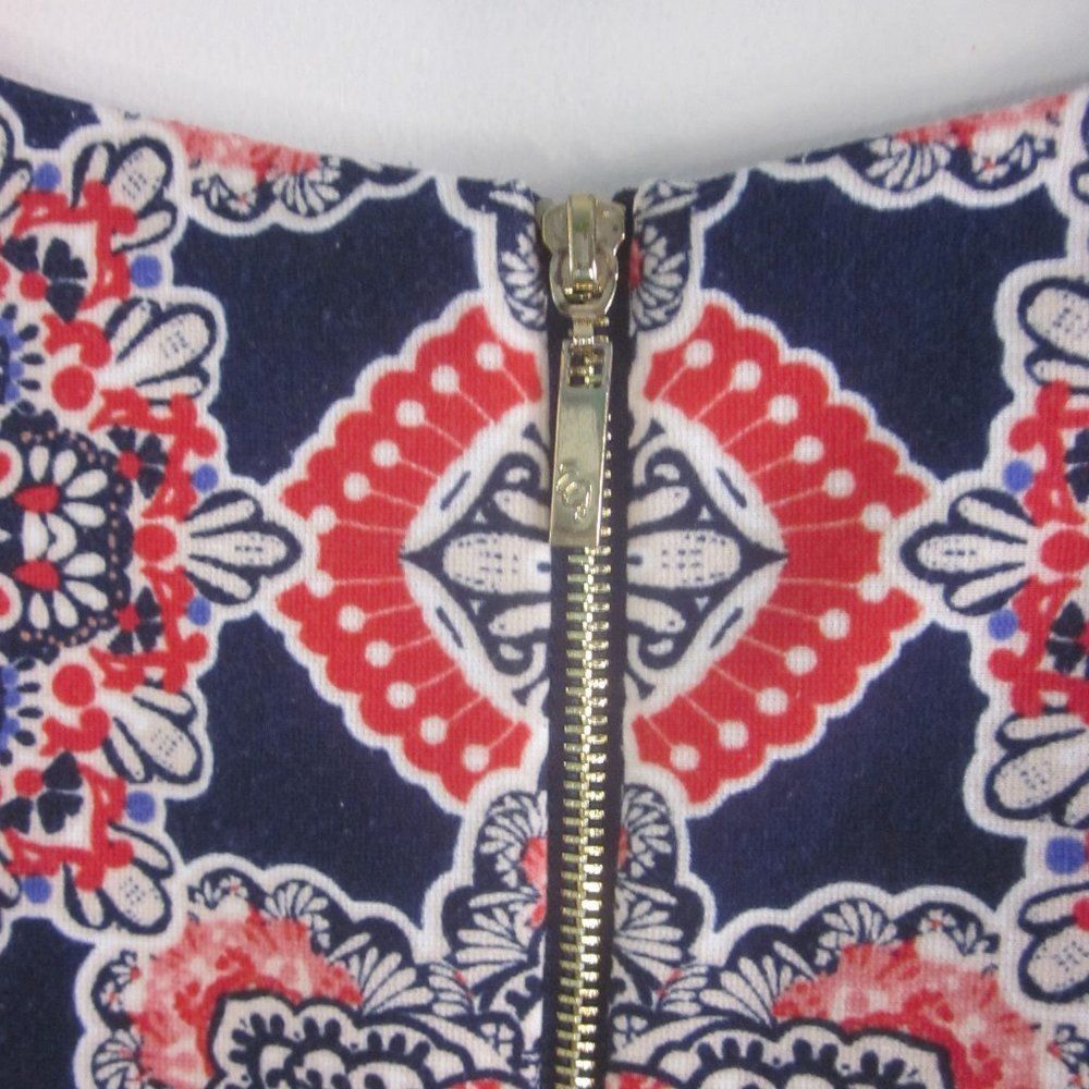 Other Eliza J Floral Print Dress in Navy & Red Size 8 Size M / US 6-8 / IT 42-44 - 5 Thumbnail