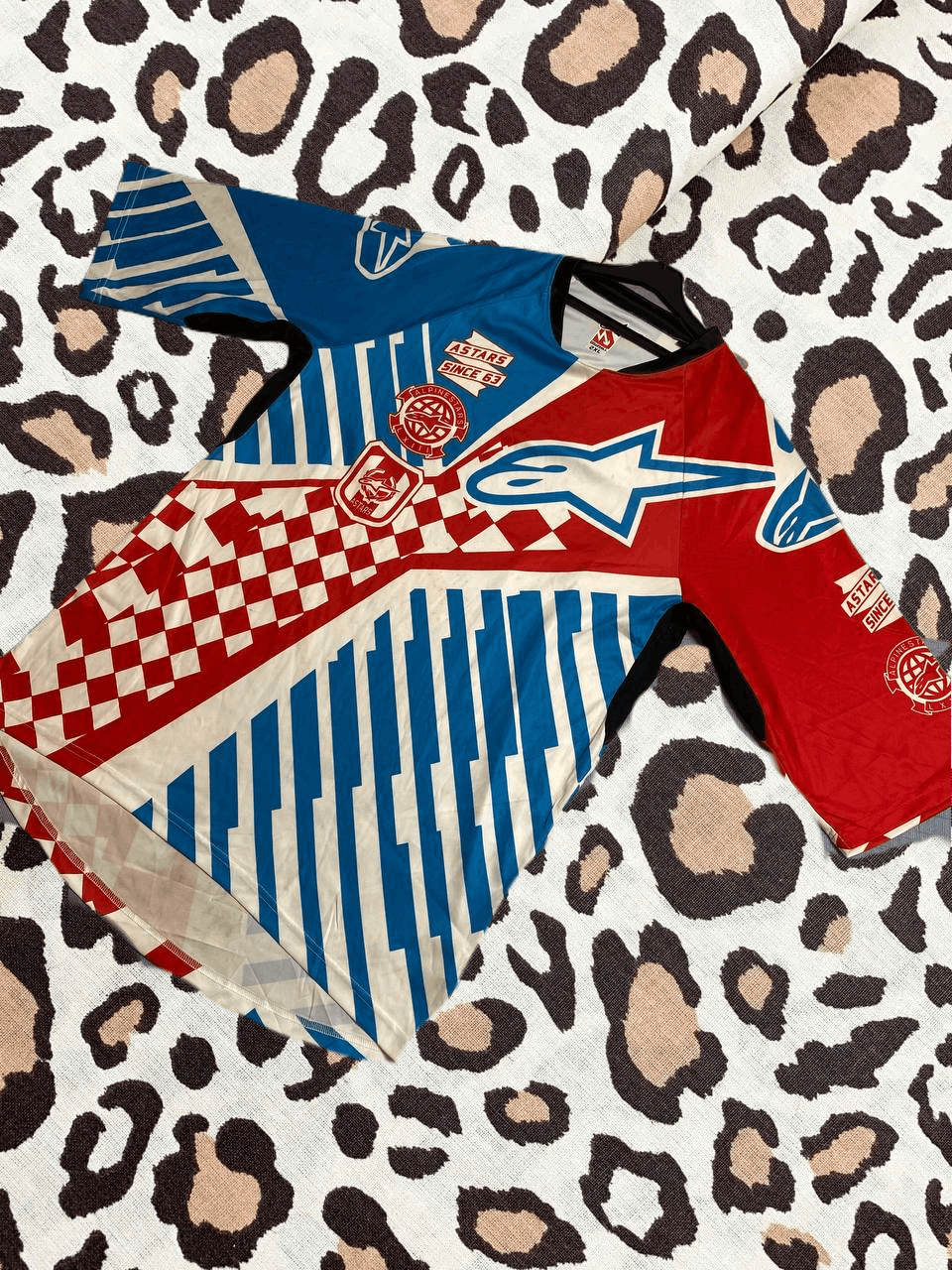 Alpinestars Vintage Alpinestars Jersey Tee big logo Size US XXL / EU 58 / 5 - 1 Thumbnail