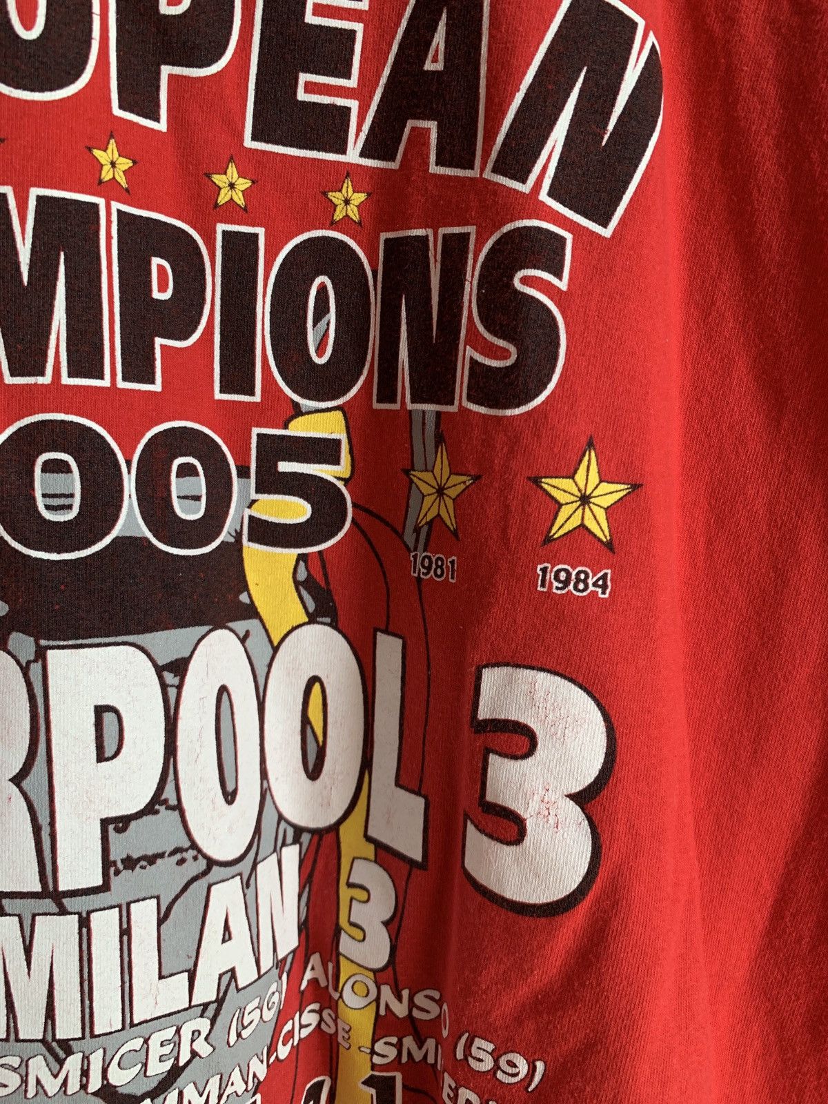 Vintage Liverpool Vintage T Shirt 2005 Champions Retro Size XL Size US XL / EU 56 / 4 - 9 Thumbnail