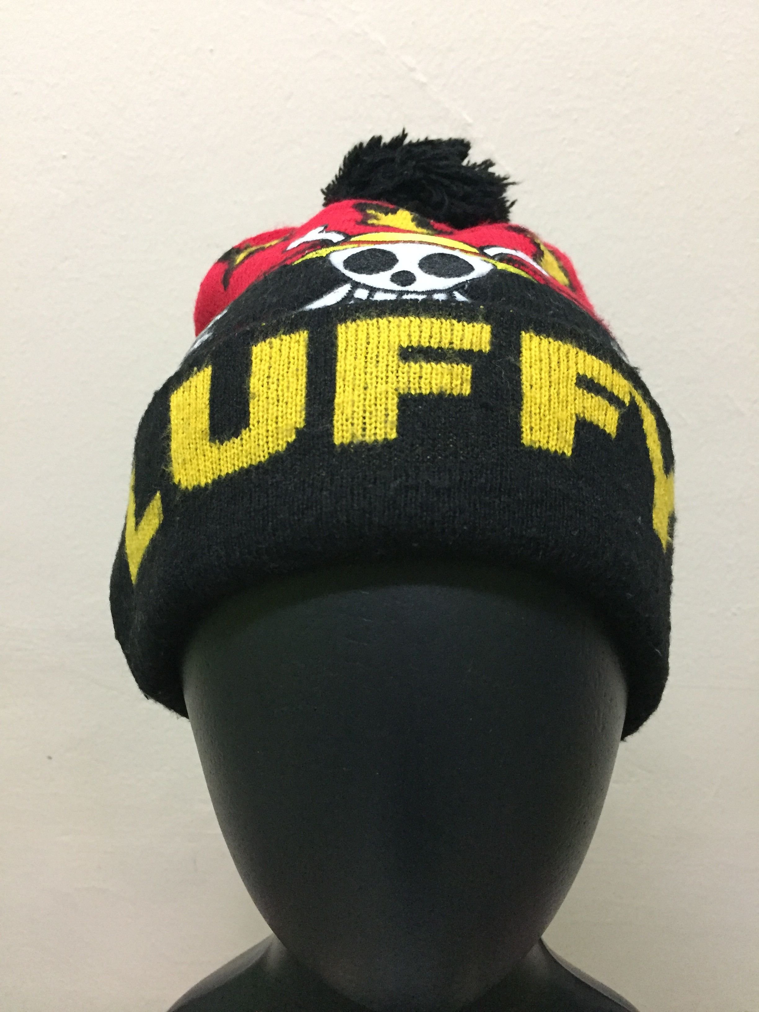 Anime One Piece Beanie Hat For Luffy Design Size ONE SIZE - 2 Thumbnail