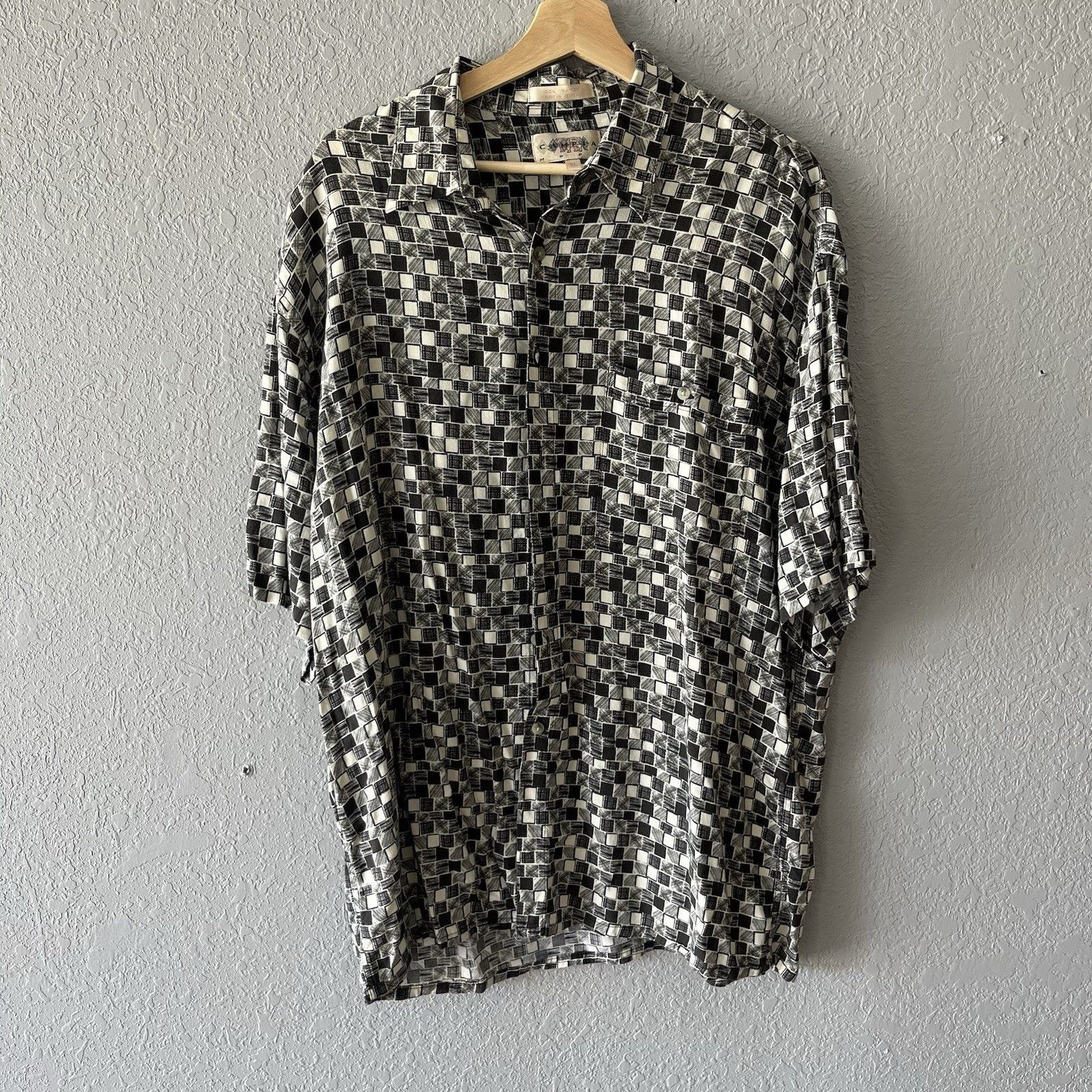 Campia Moda Vintage Campia Button Down Shirt Mens XL Crazy Pattern Minim Size US XL / EU 56 / 4 - 1 Thumbnail