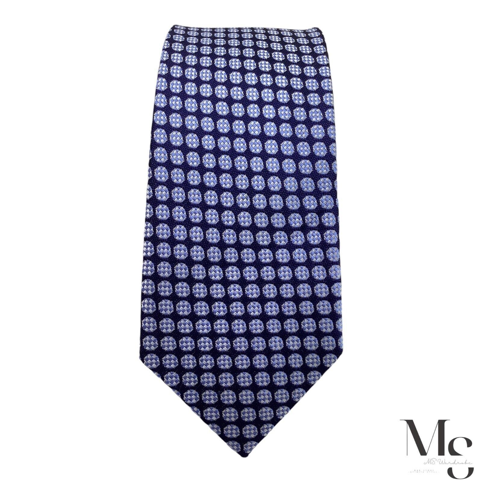 Other PAUL Blue Geometric Luxury Silk Tie W:2.5" EX COND Size ONE SIZE - 3 Thumbnail