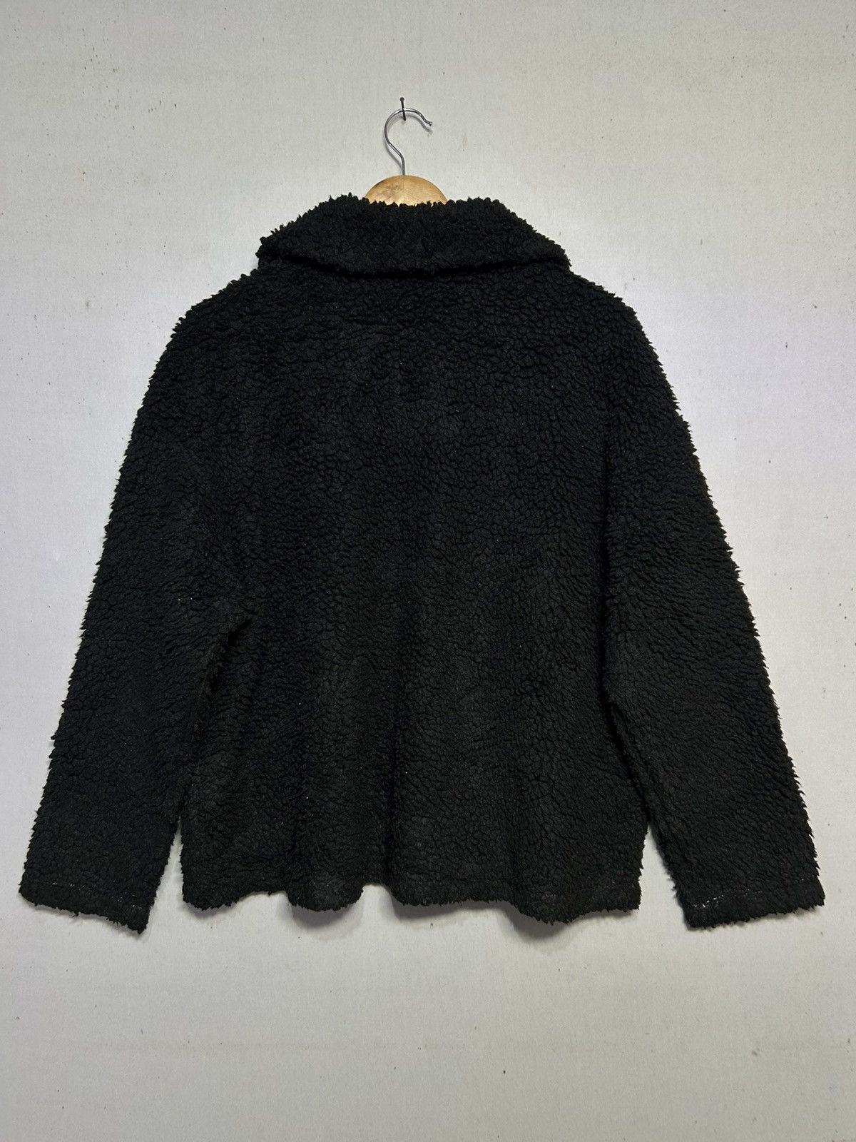 Nike × Vintage Rare🔥 Boxy Nike Double Swoosh Fleece Sherpa Size US L / EU 52-54 / 3 - 4 Thumbnail