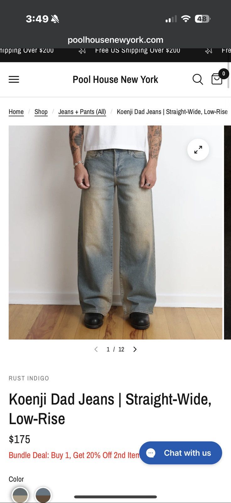 BLACK FRIDAY SALE Mixed Camo Print Cargo Straight Leg
