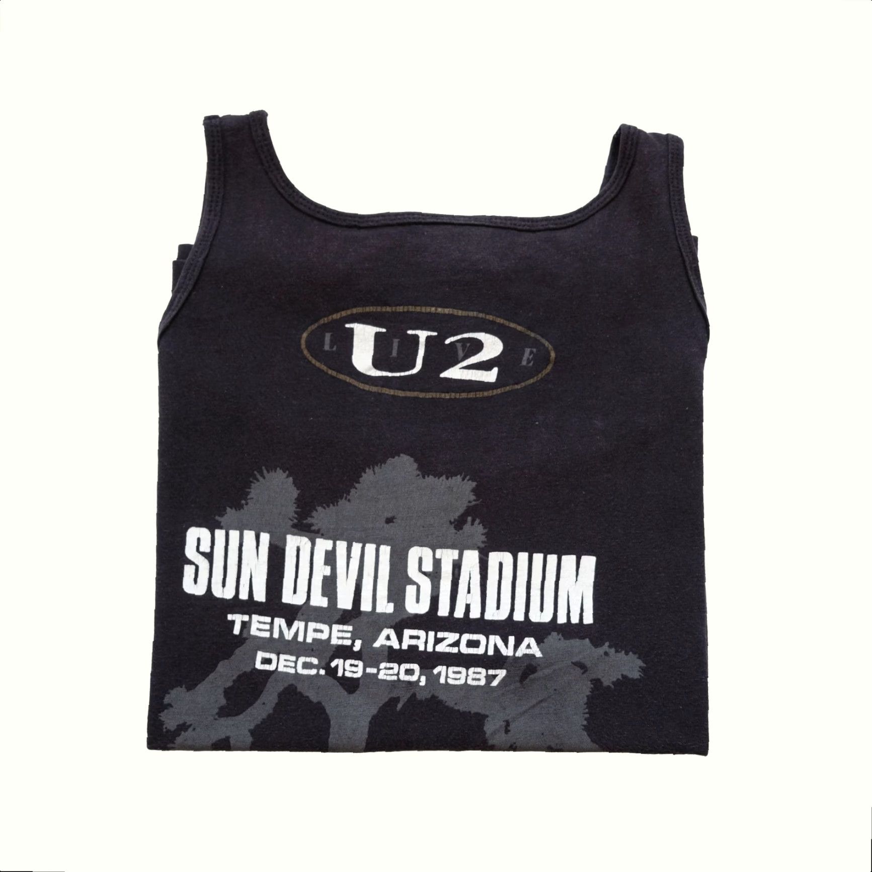 Vintage VINTAGE WORLD TOUR U2 MUSIC VTG 80s RETRO T SHIRT GRAPHIC USA MADE BLACK XL Size US XL / EU 56 / 4 - 2 Thumbnail