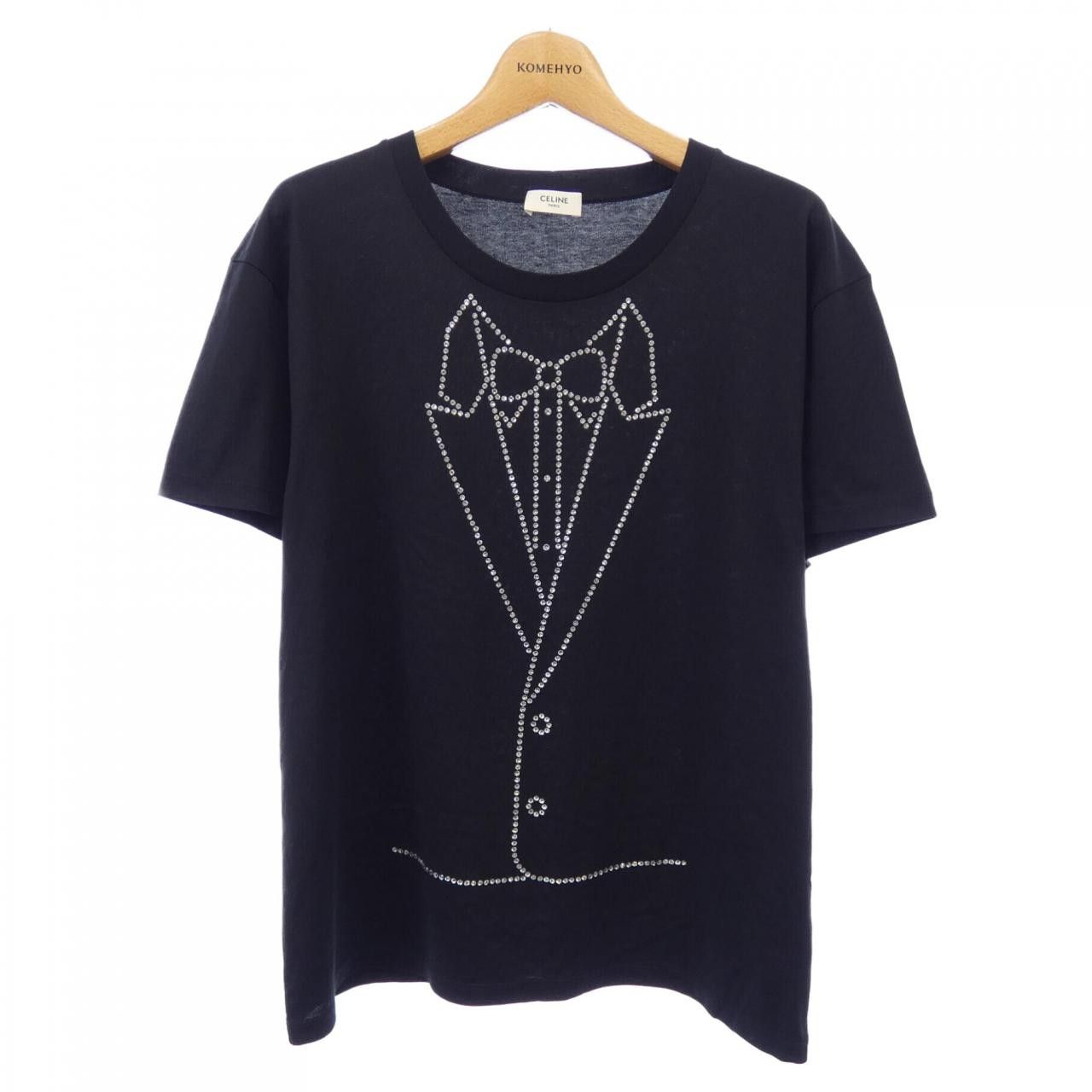 Celine Celine Celine T-shirt Cotton T-Shirts 2X98H671Q DUTY FREE for USA Size ONE SIZE - 1 Thumbnail