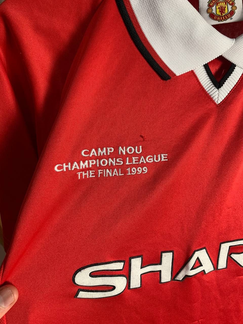 Vintage Very Rare FC Manchester United England Retro Soccer Jersey Size US M / EU 48-50 / 2 - 4 Thumbnail