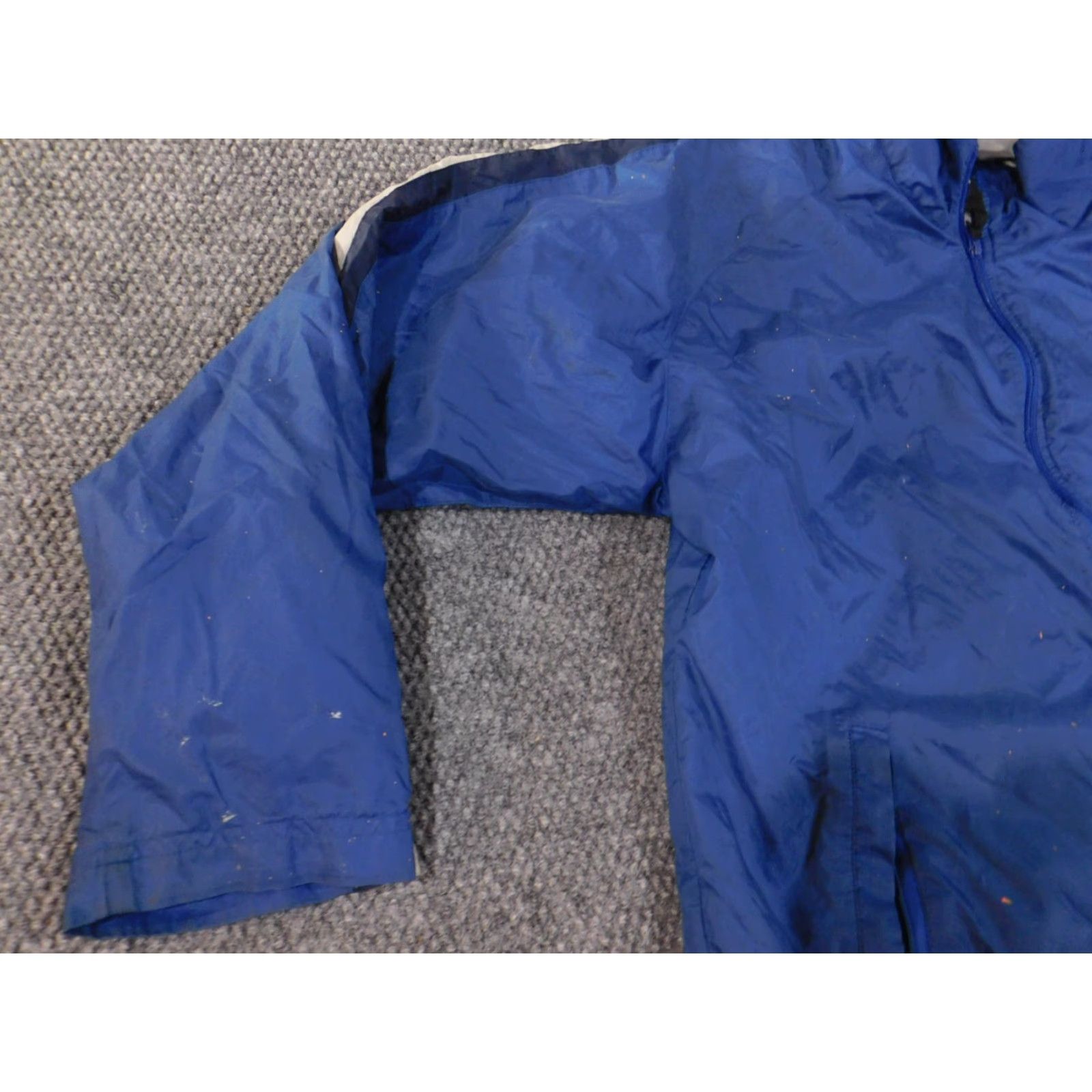 Nike VINTAGE Nike Jacket Mens L Blue windbreaker Y2K zip retro logo Size US L / EU 52-54 / 3 - 7 Thumbnail