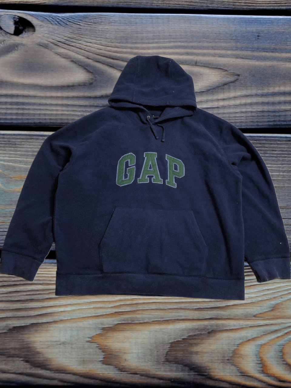 Gap Gap Navy Blue Pullover Logo Vintage Size US XL / EU 56 / 4 - 1 Thumbnail
