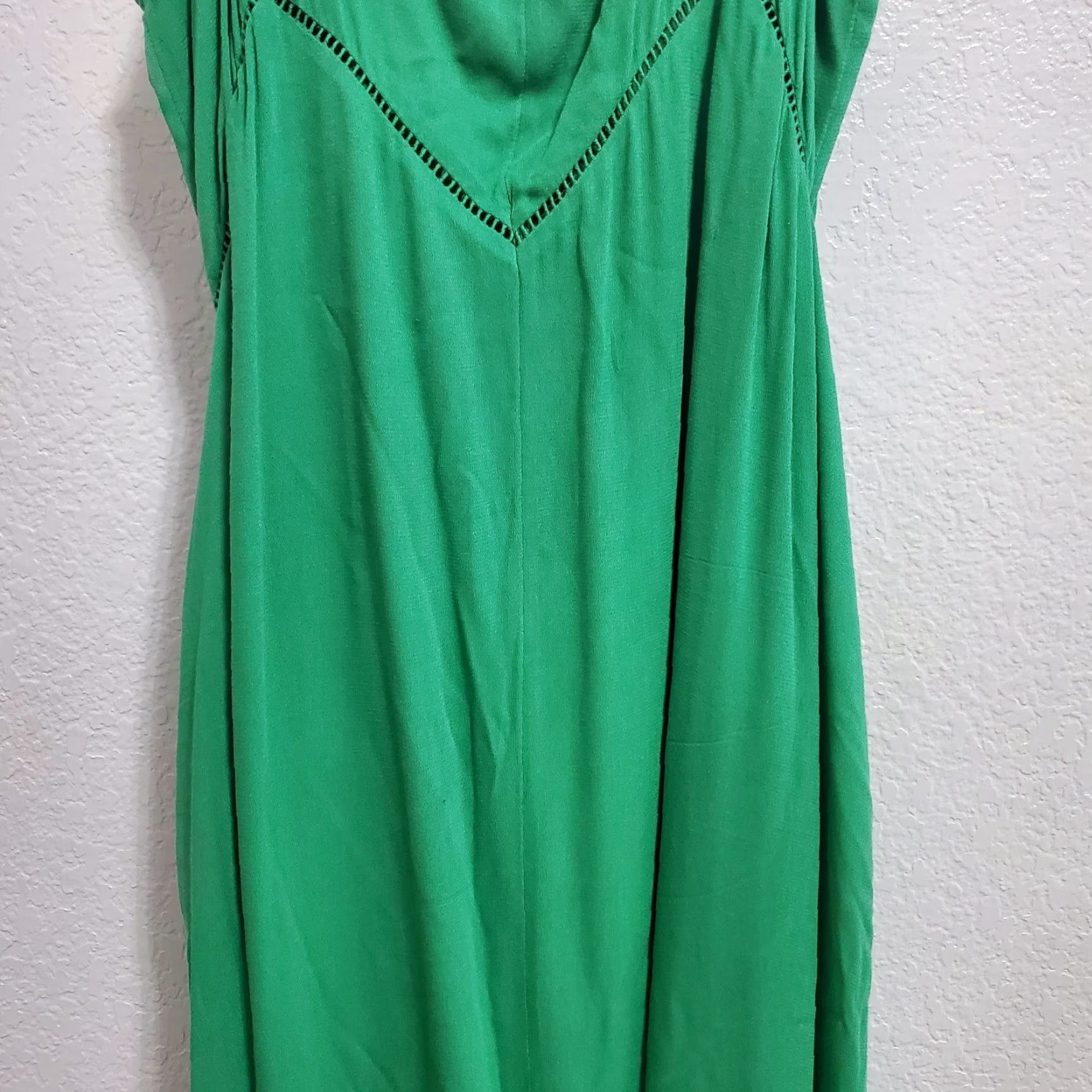 sage green dress linen June Dress Short Sleeves in Sage Green Linen/Cotton – LizAlig main image 1