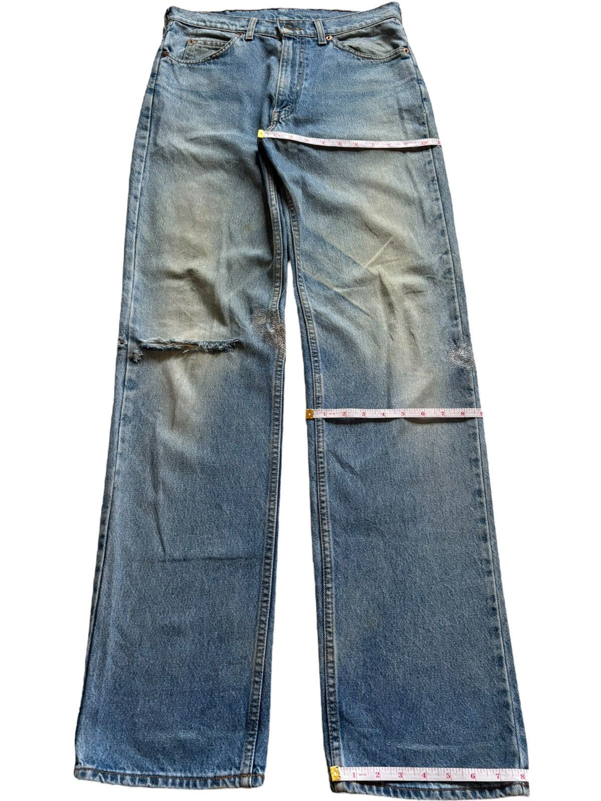 Levi's Vintage 90s Levis 220 Orange Tab Mud Wash Loose Jeans Size US 30 / EU 46 - 15 Thumbnail