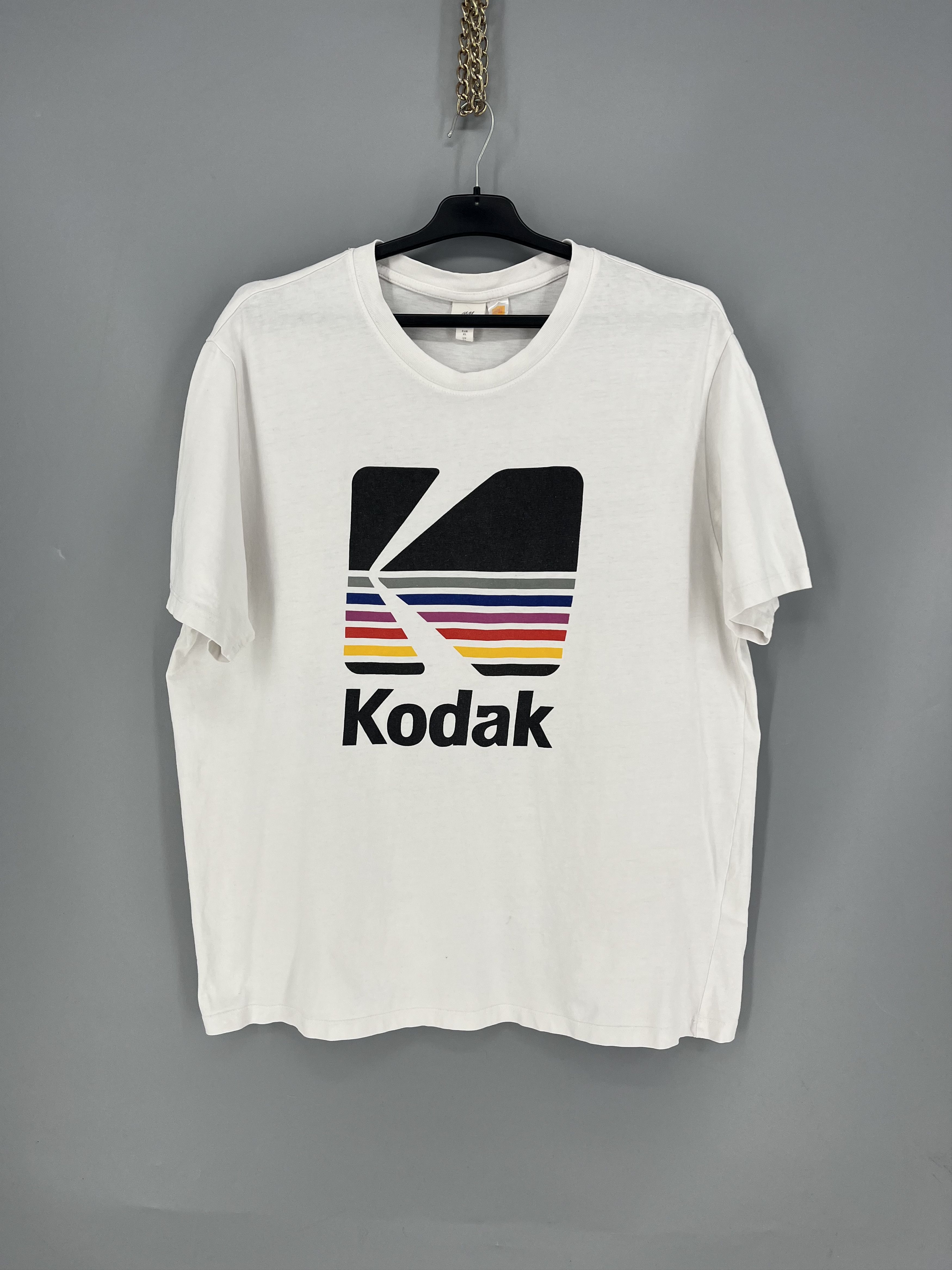 Kodak H&M~Kodak “A Kodak Moment” Men’s White T-Shirt Size XL Size US M / EU 48-50 / 2 - 1 Thumbnail