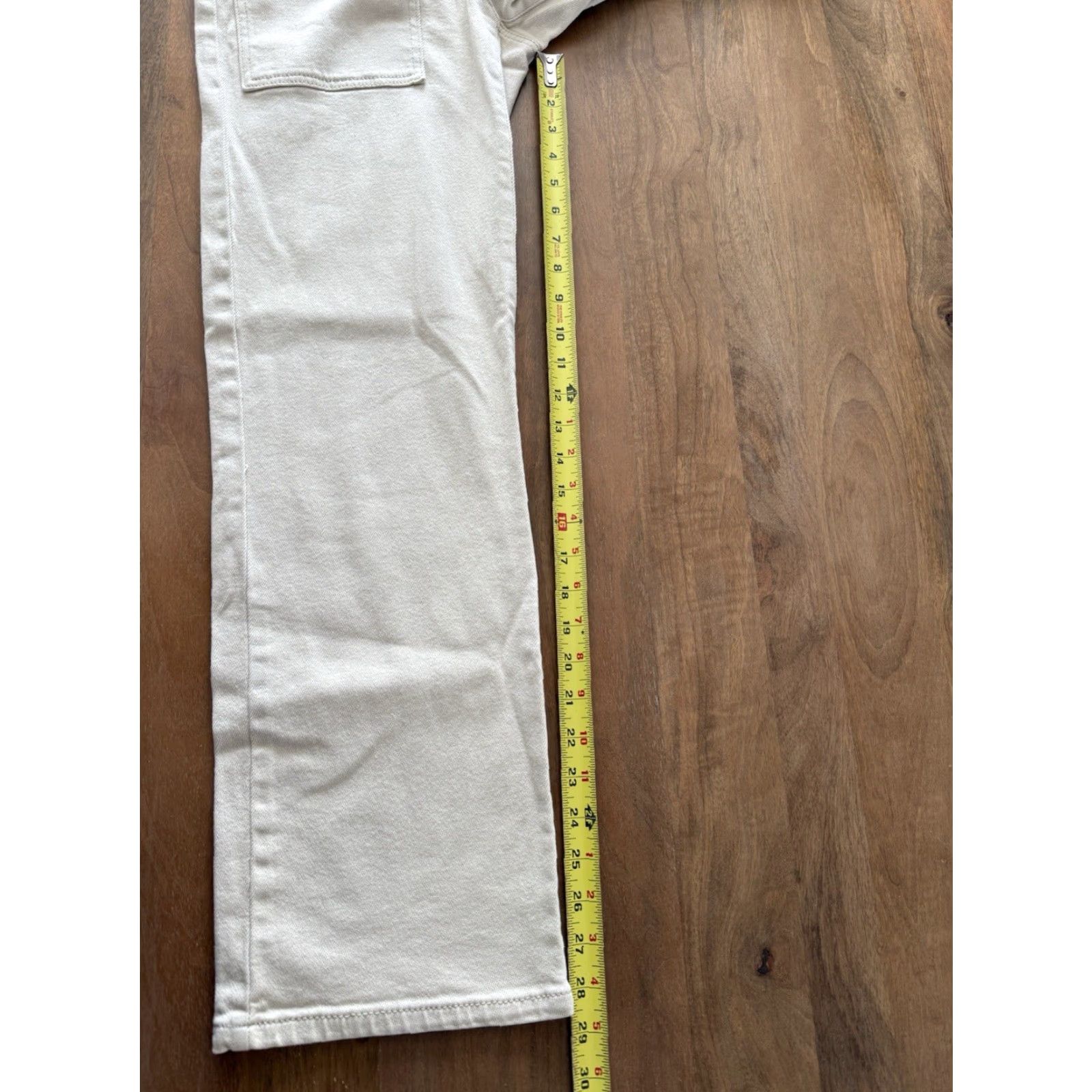 Aritzia Aritzia Wilfred Free Ivory Straight Leg Modern Utility Pants Womens 0 Kant City 90s Hip Hop Grunge Punk Hipster School Casual Travel Size 25" / US 0 / IT 36 - 6 Thumbnail