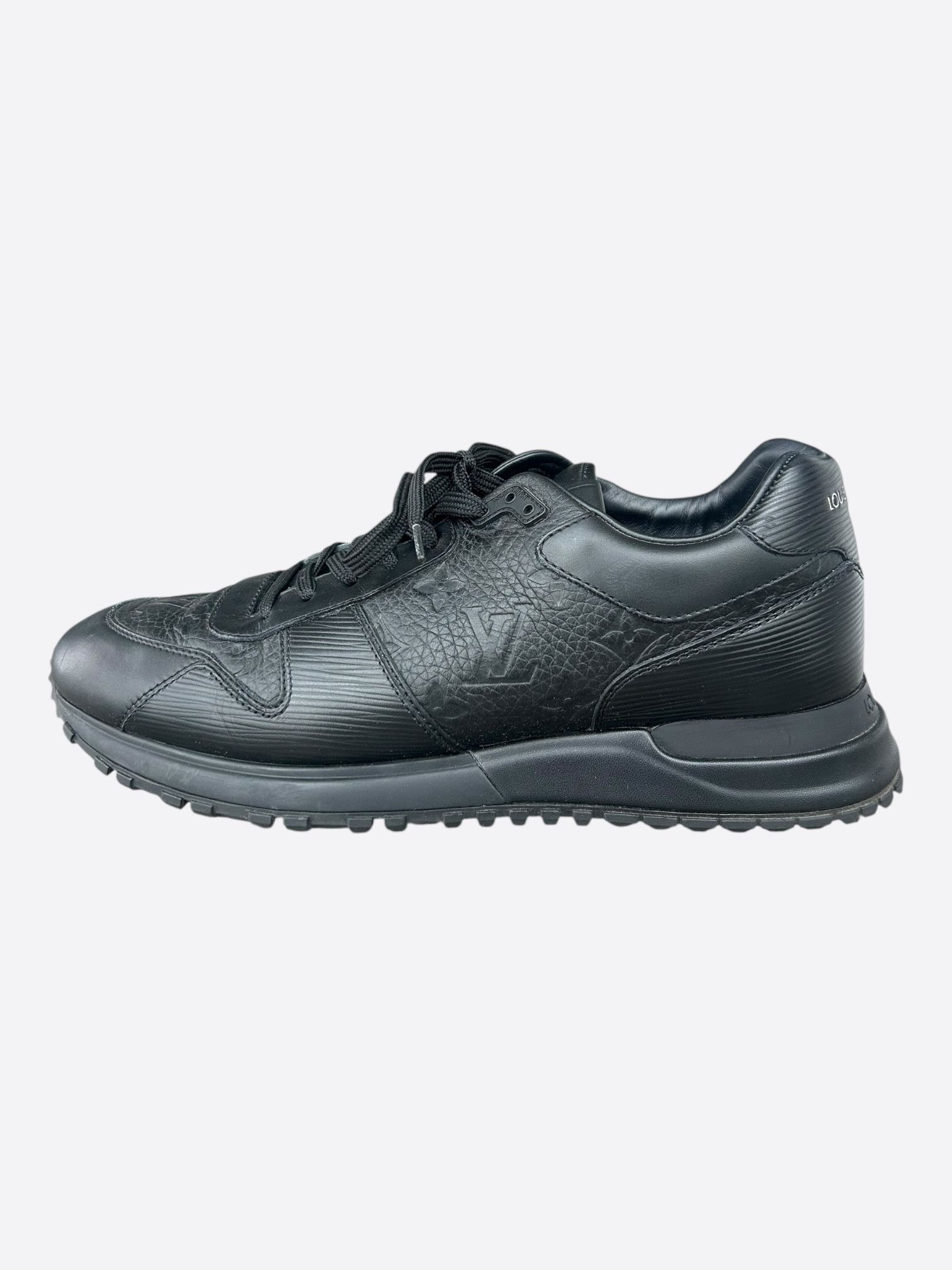 Louis Vuitton Louis Vuitton Black Monogram Taurillon Run Away Sneakers Size US 9 / EU 42 - 3 Thumbnail