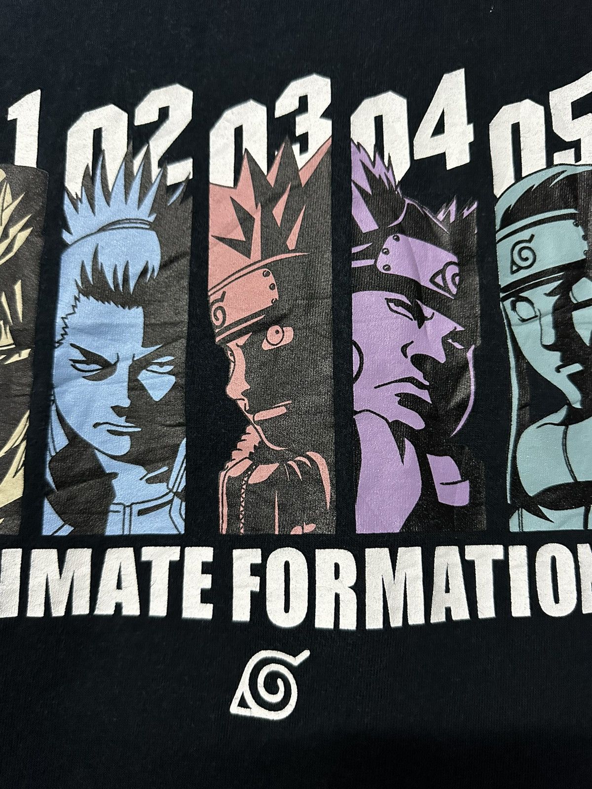 Vintage Cospa Anime Naruto Ultimate Formation Manga Tee