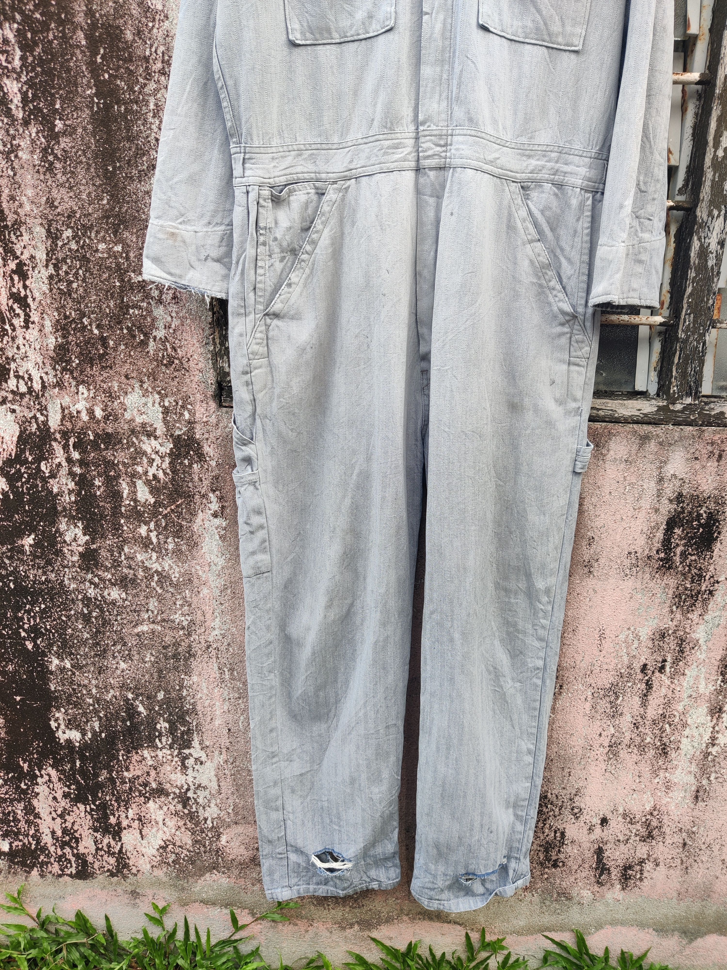 Dickies Vintage Distressed Dickies Herringbone Twill Coverall Size US 36 / EU 52 - 5 Thumbnail
