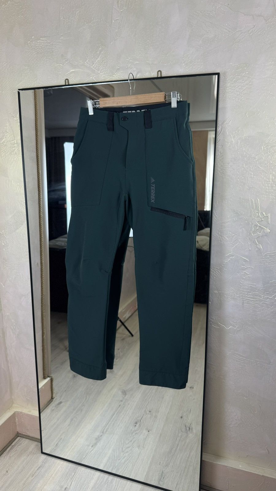 Adidas Gorpcore Adidas Terrex Yearound Fleece-Lined Softshell Pants Size US 30 / EU 46 - 1 Thumbnail